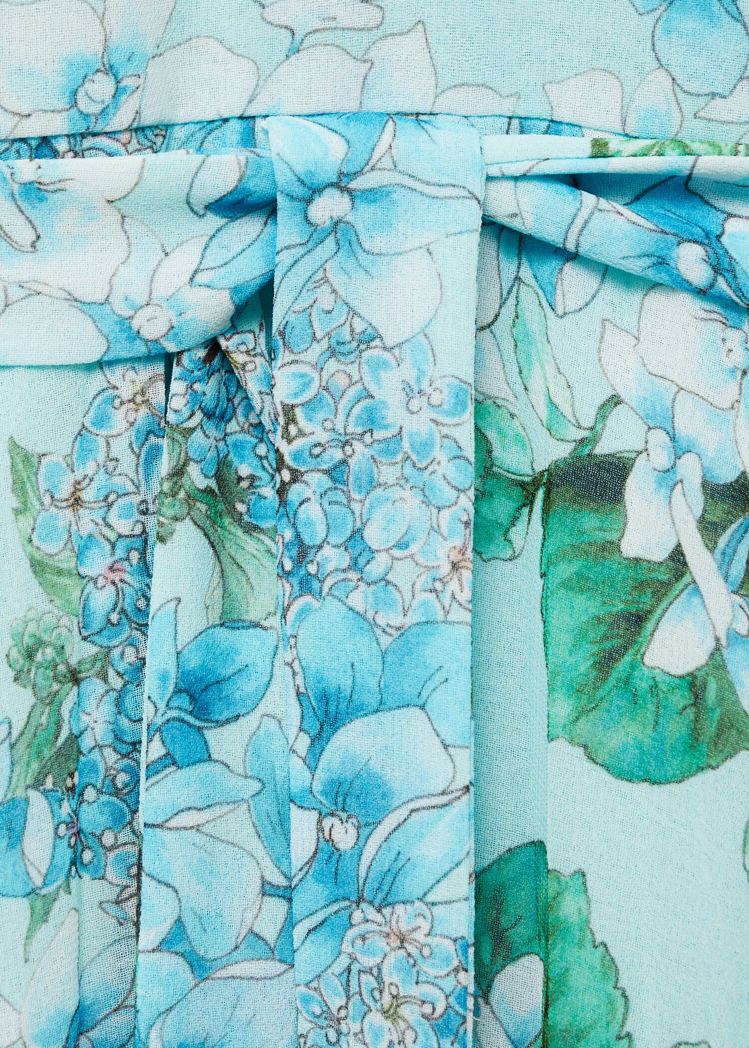 Floral-print pleated dress - Details of the article 8