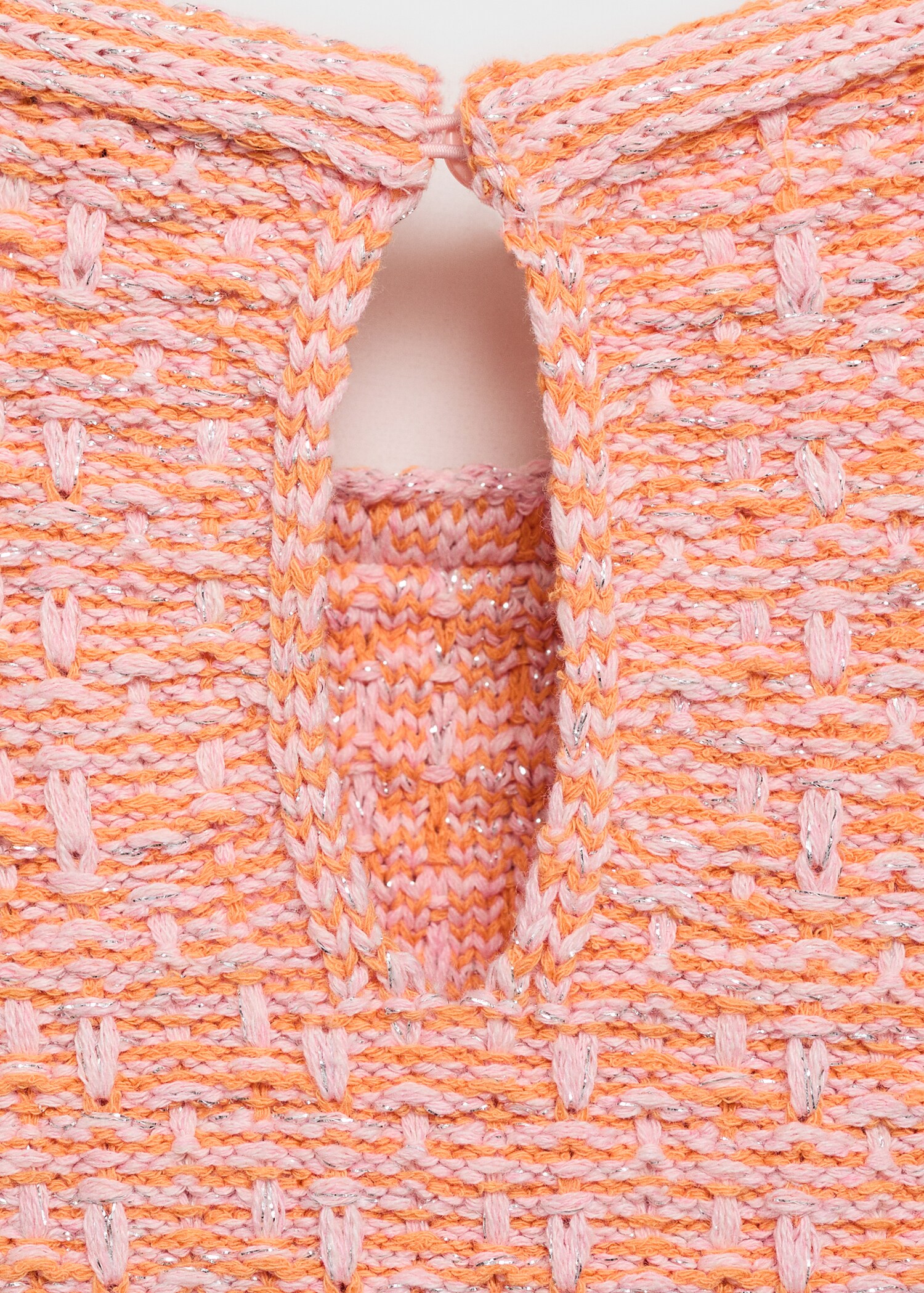 Short-sleeved tweed sweater - Details of the article 8