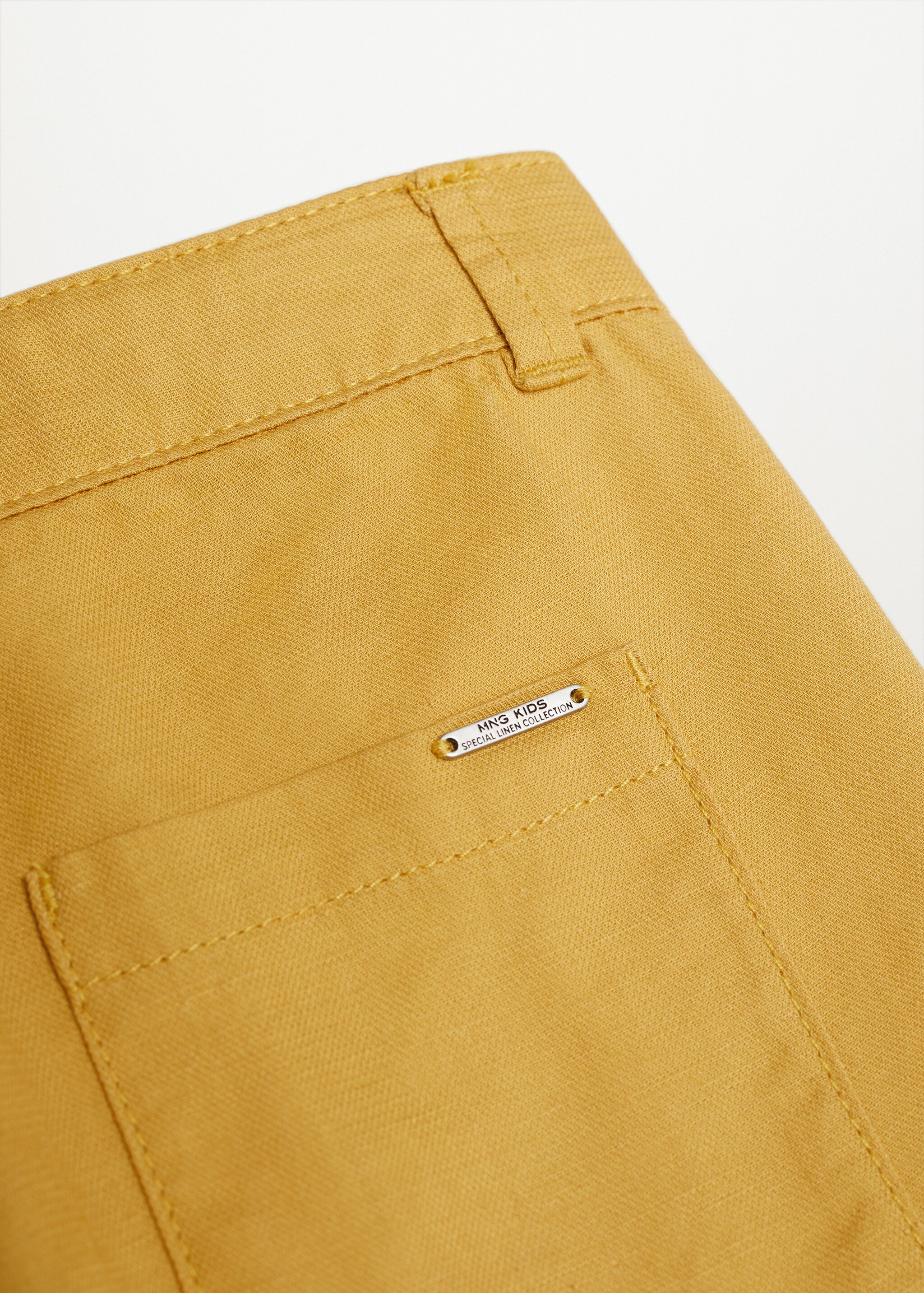 Straight cotton Bermuda shorts - Details of the article 8
