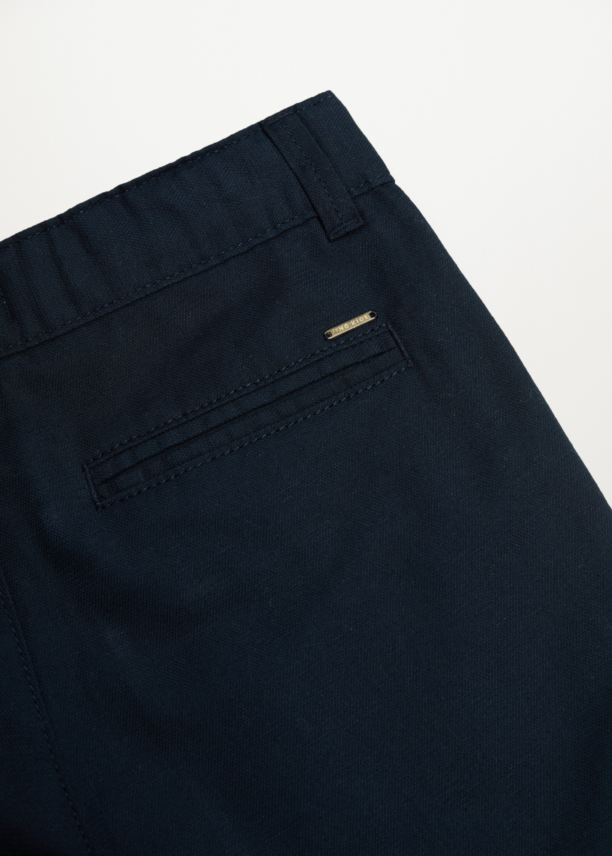 Straight cotton Bermuda shorts - Details of the article 8