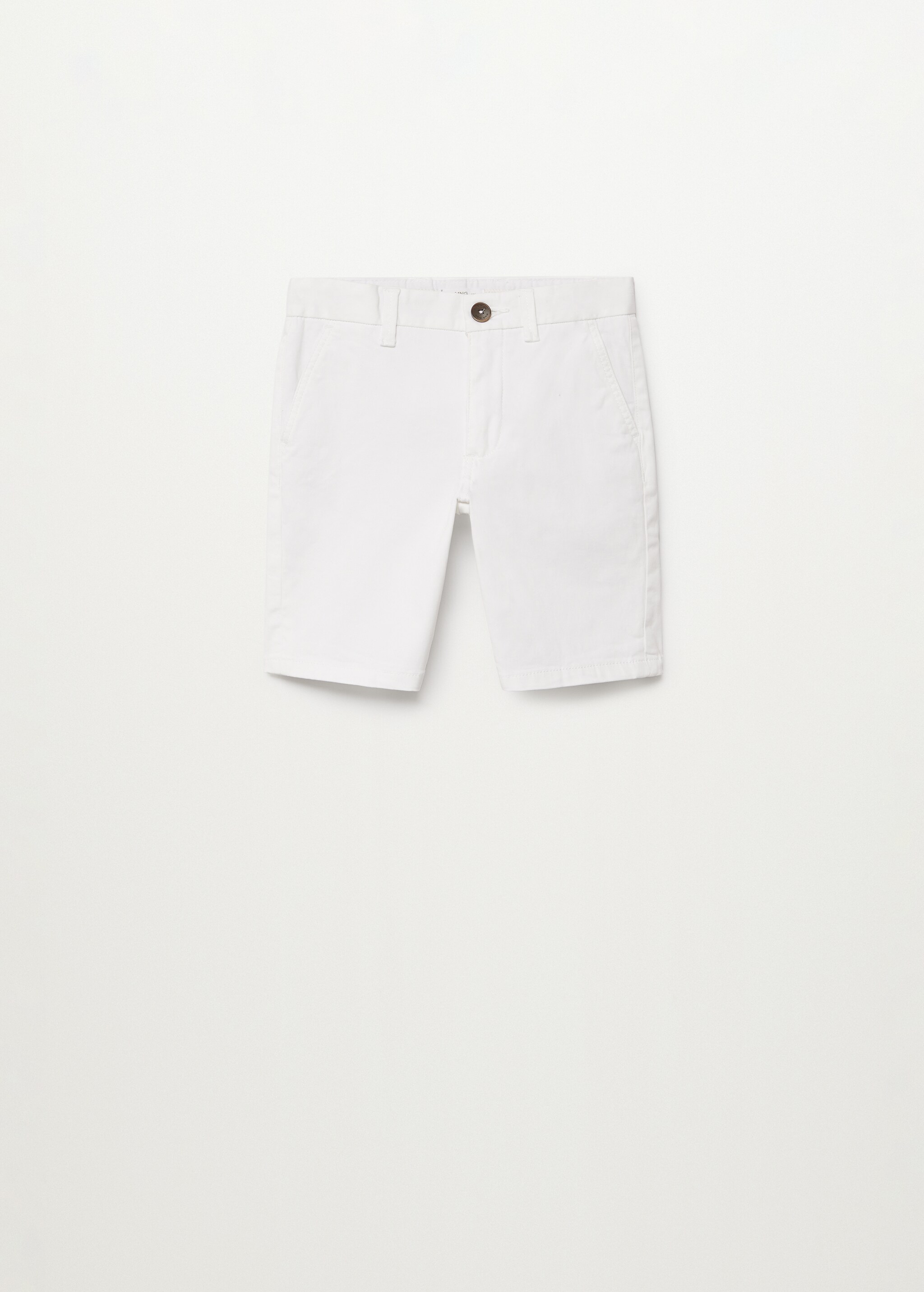 Cotton chino style Bermuda shorts - Article without model