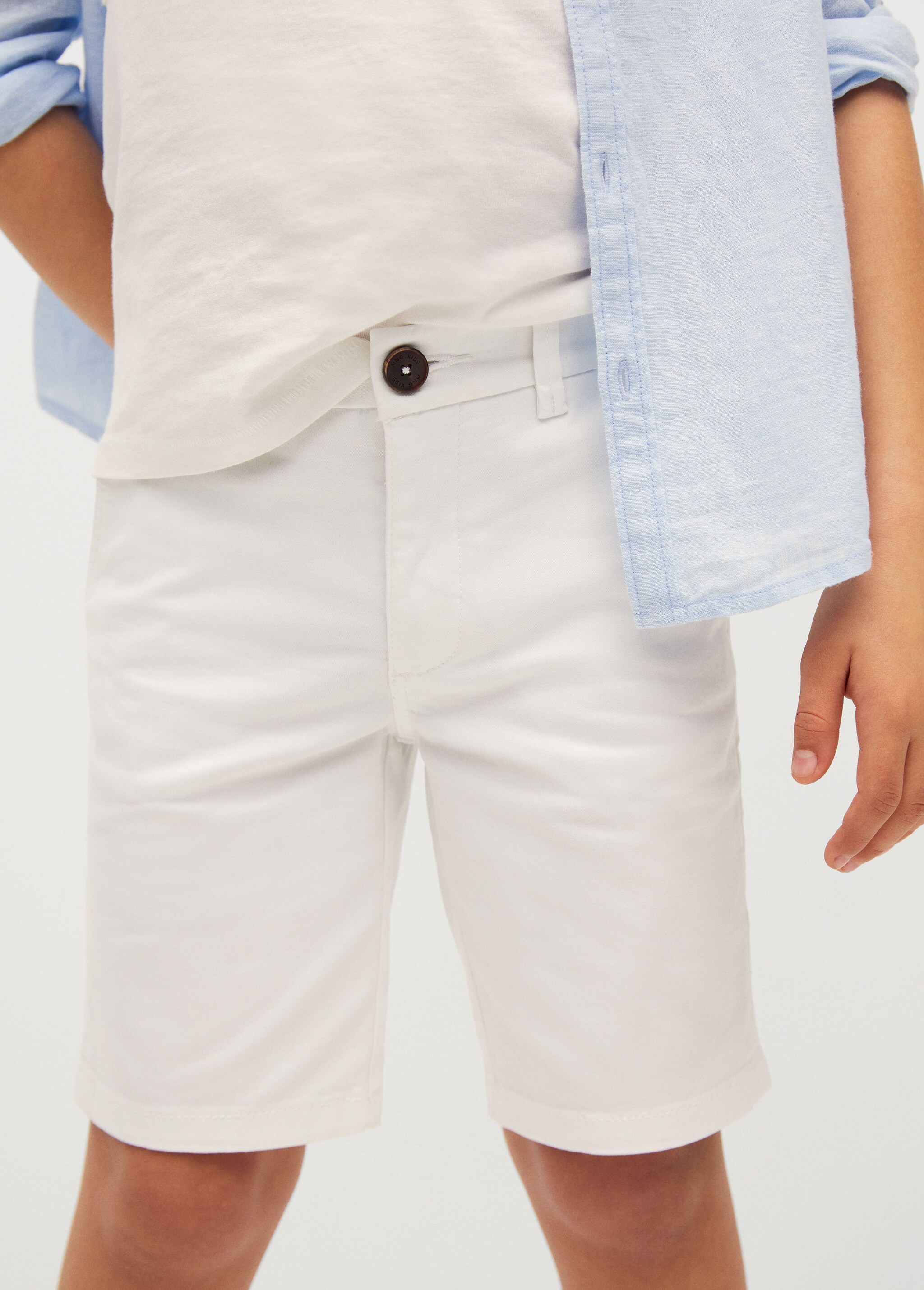 Cotton chino style Bermuda shorts - Details of the article 2