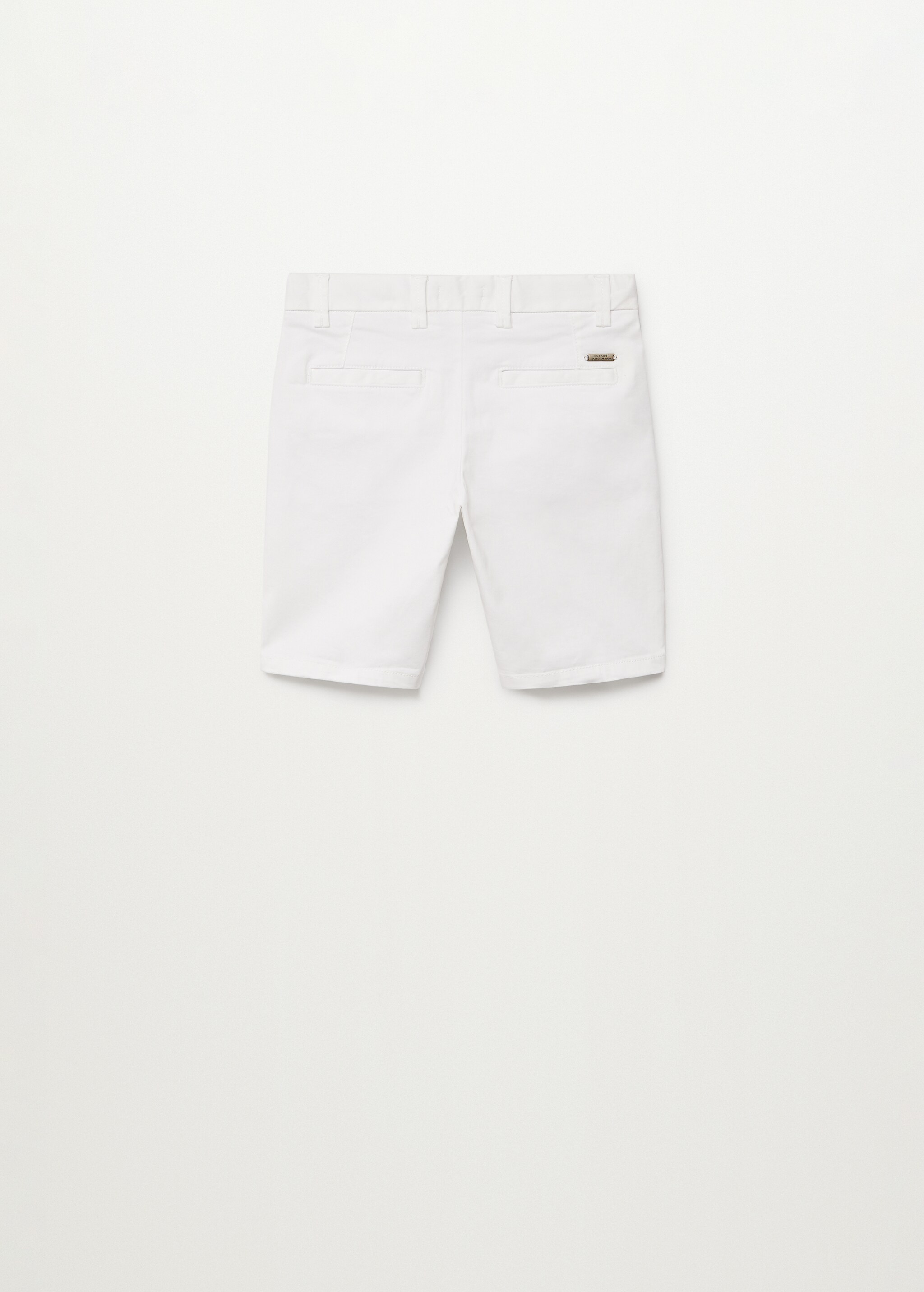 Cotton chino style Bermuda shorts - Reverse of the article