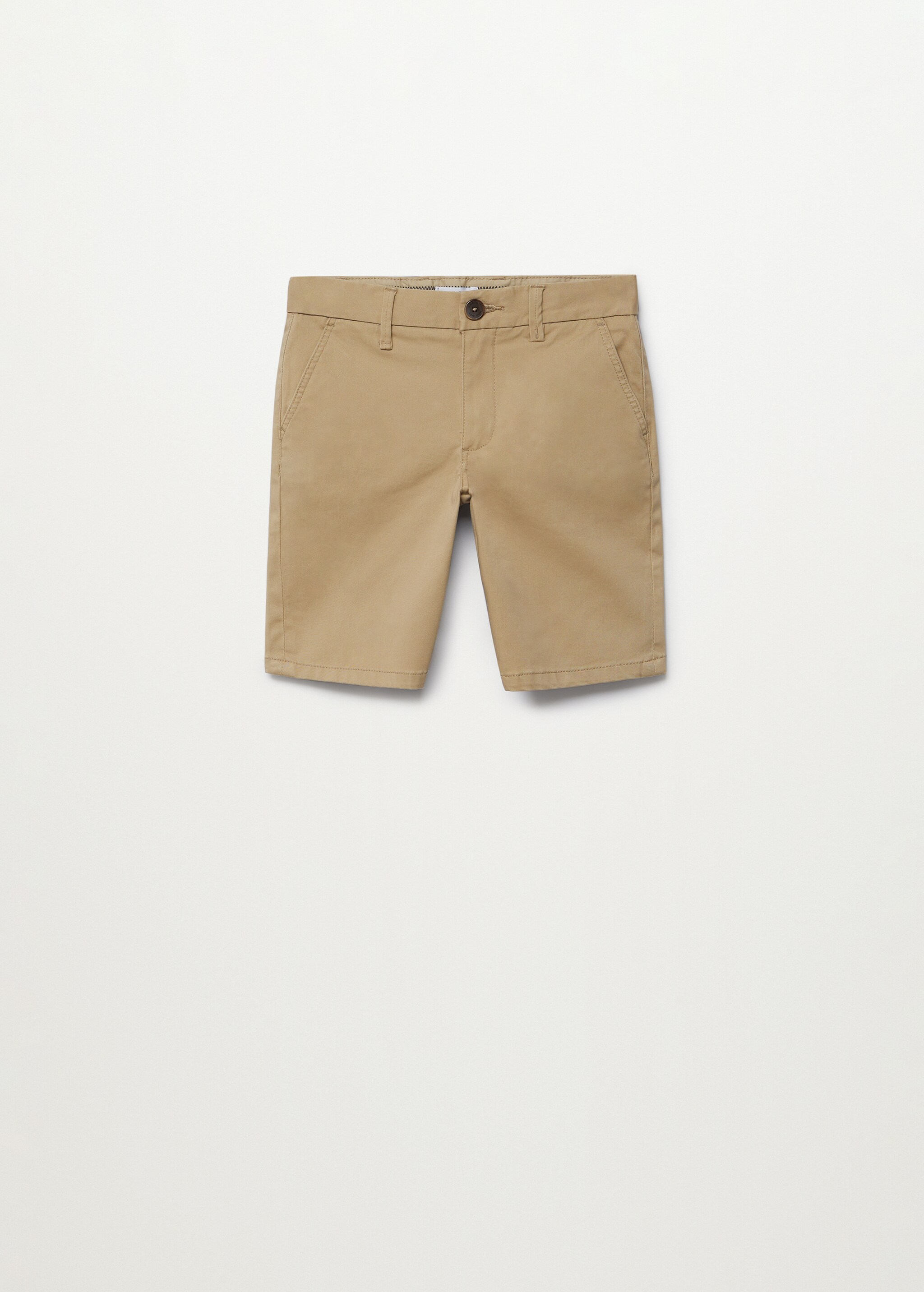 Cotton chino style Bermuda shorts - Article without model
