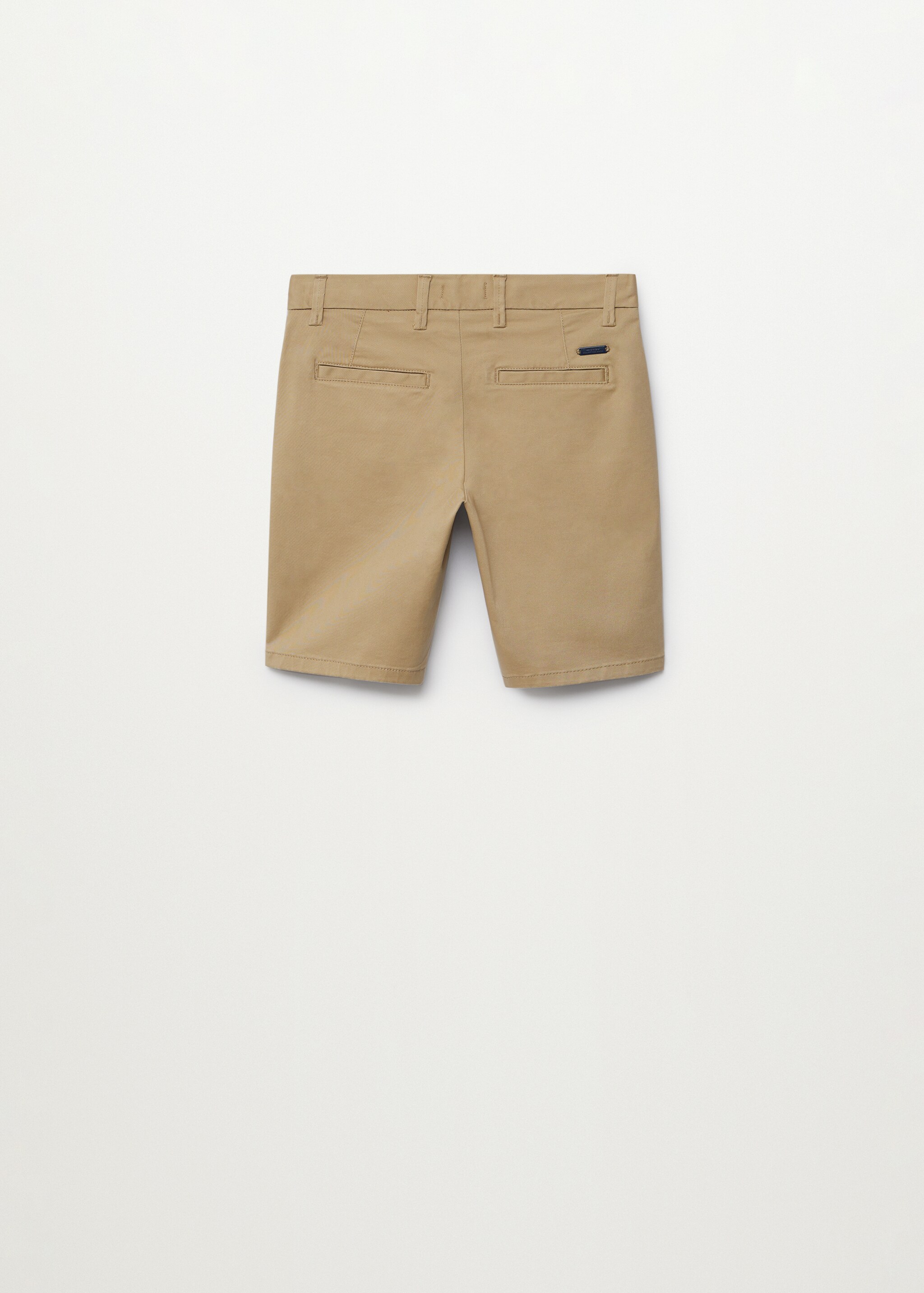 Cotton chino style Bermuda shorts - Reverse of the article