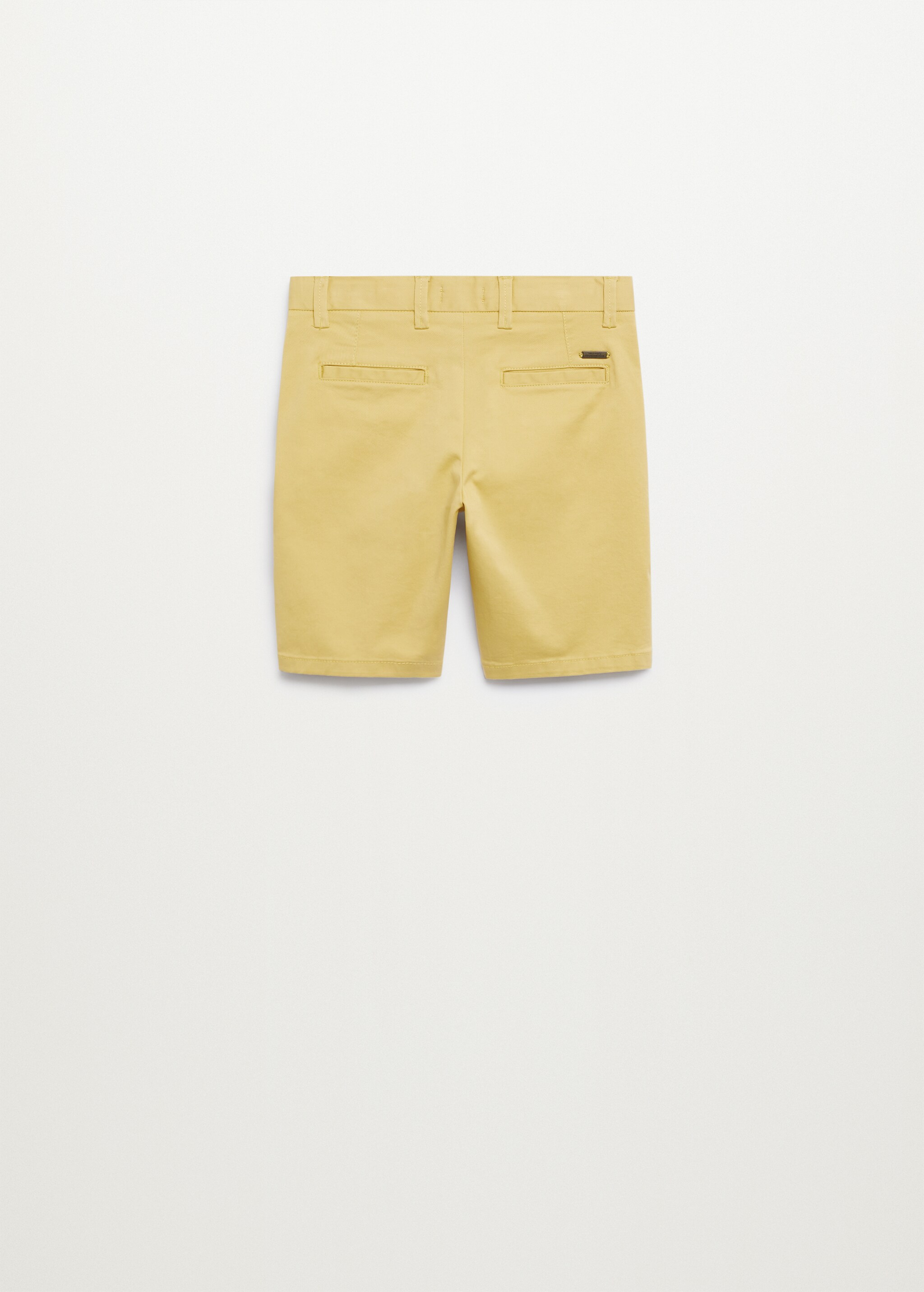 Bermudas estilo chino algodón - Reverso del artículo
