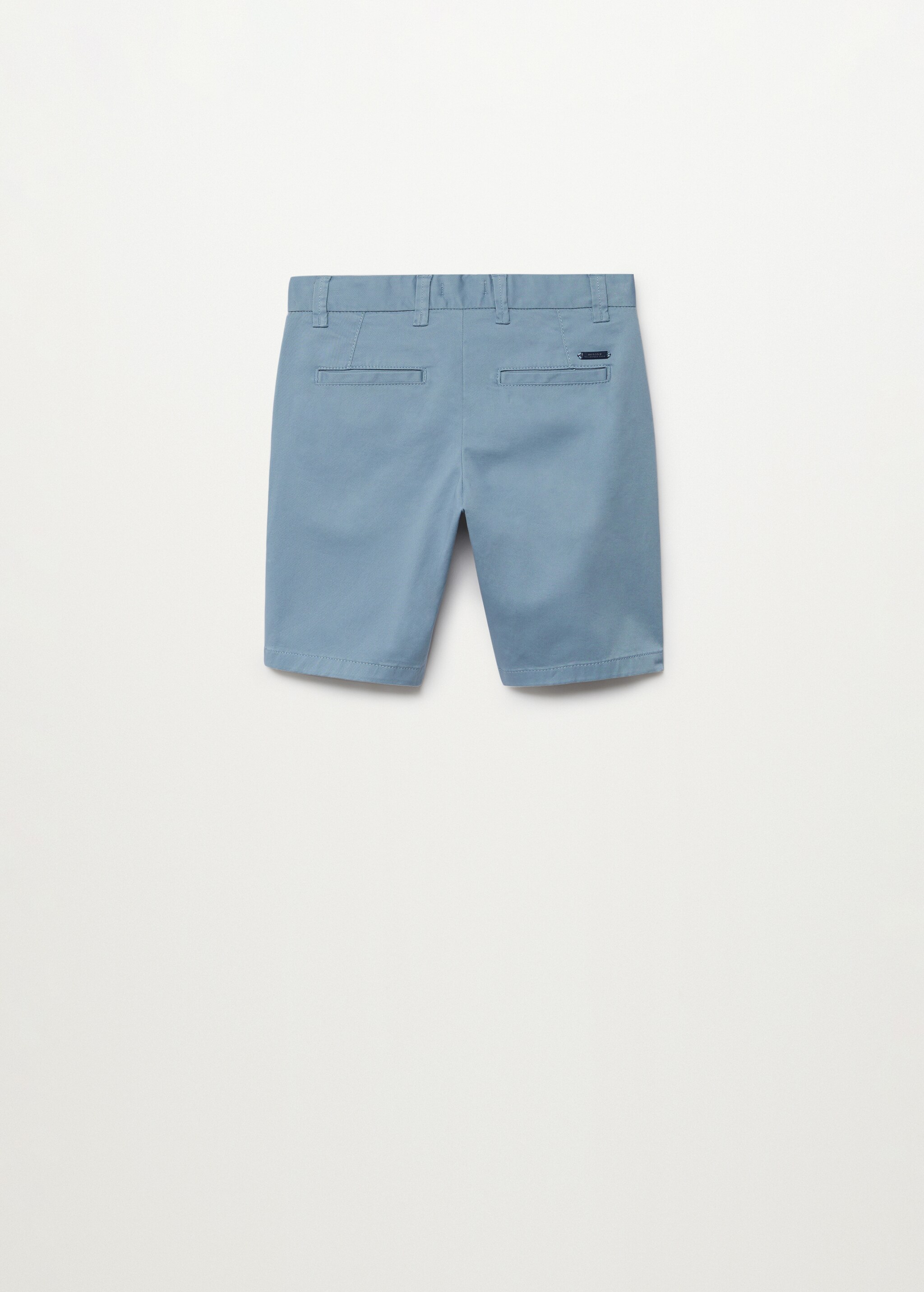 Cotton chino style Bermuda shorts - Reverse of the article