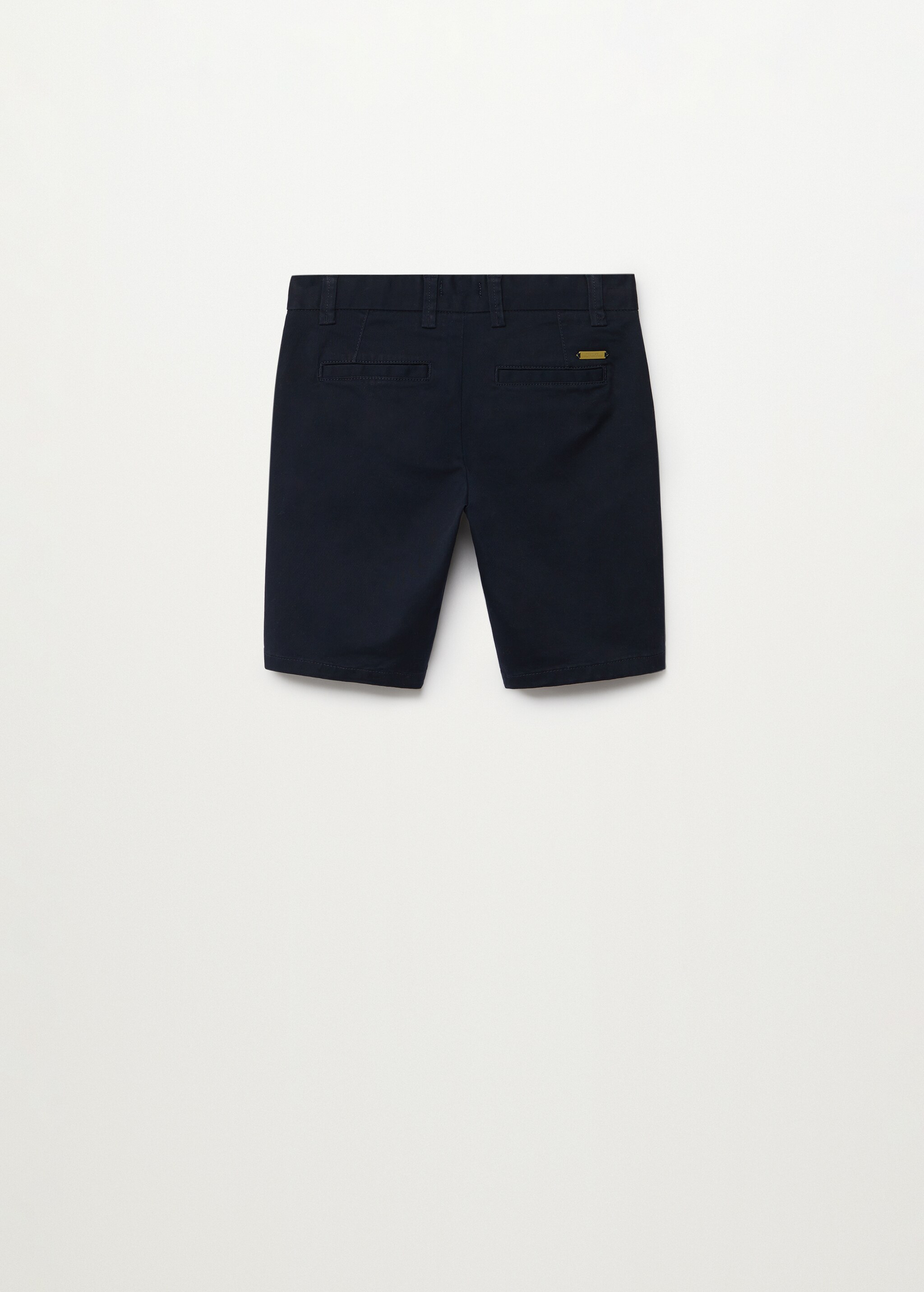 Cotton chino style Bermuda shorts - Reverse of the article