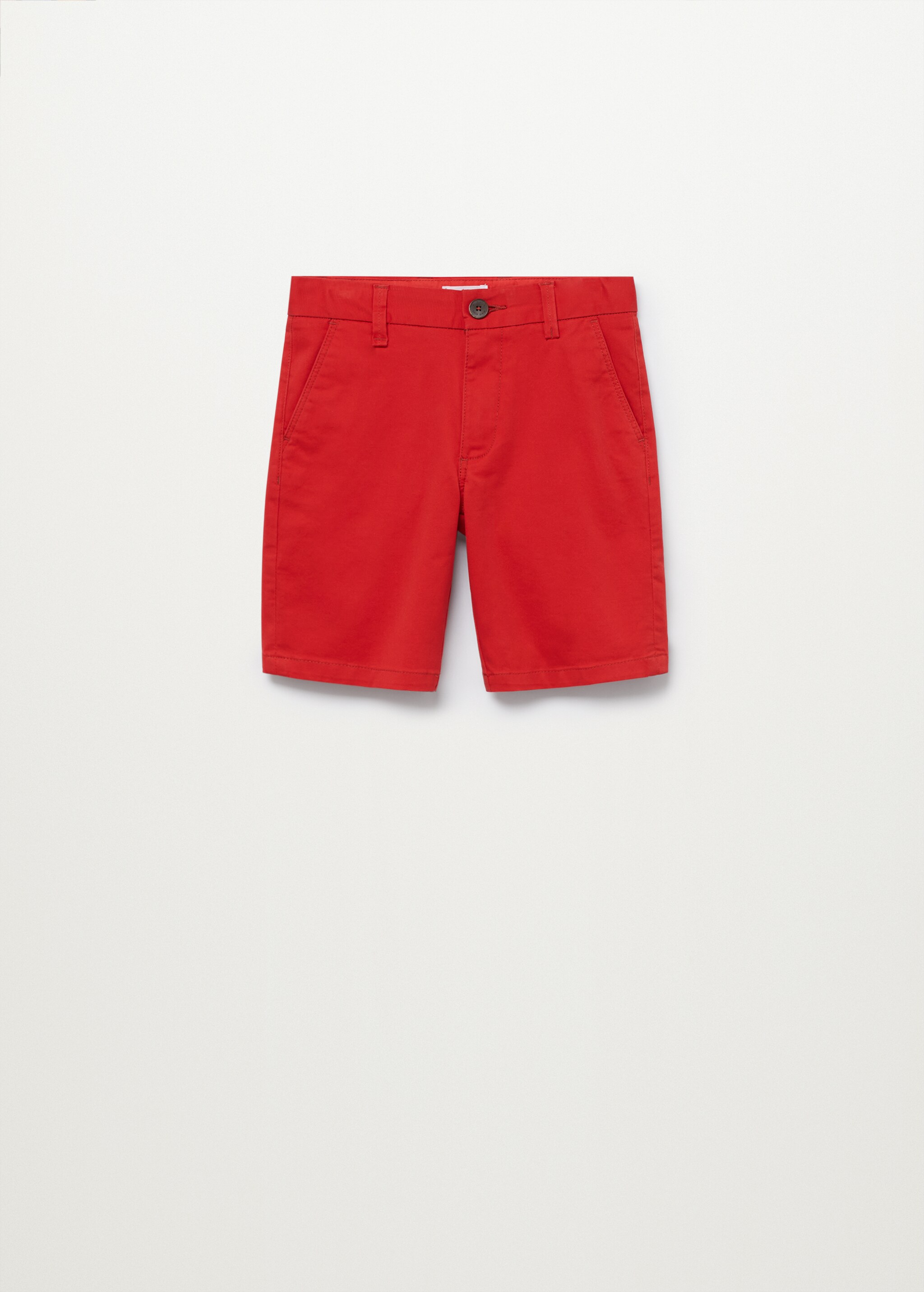 Cotton chino style Bermuda shorts - Article without model