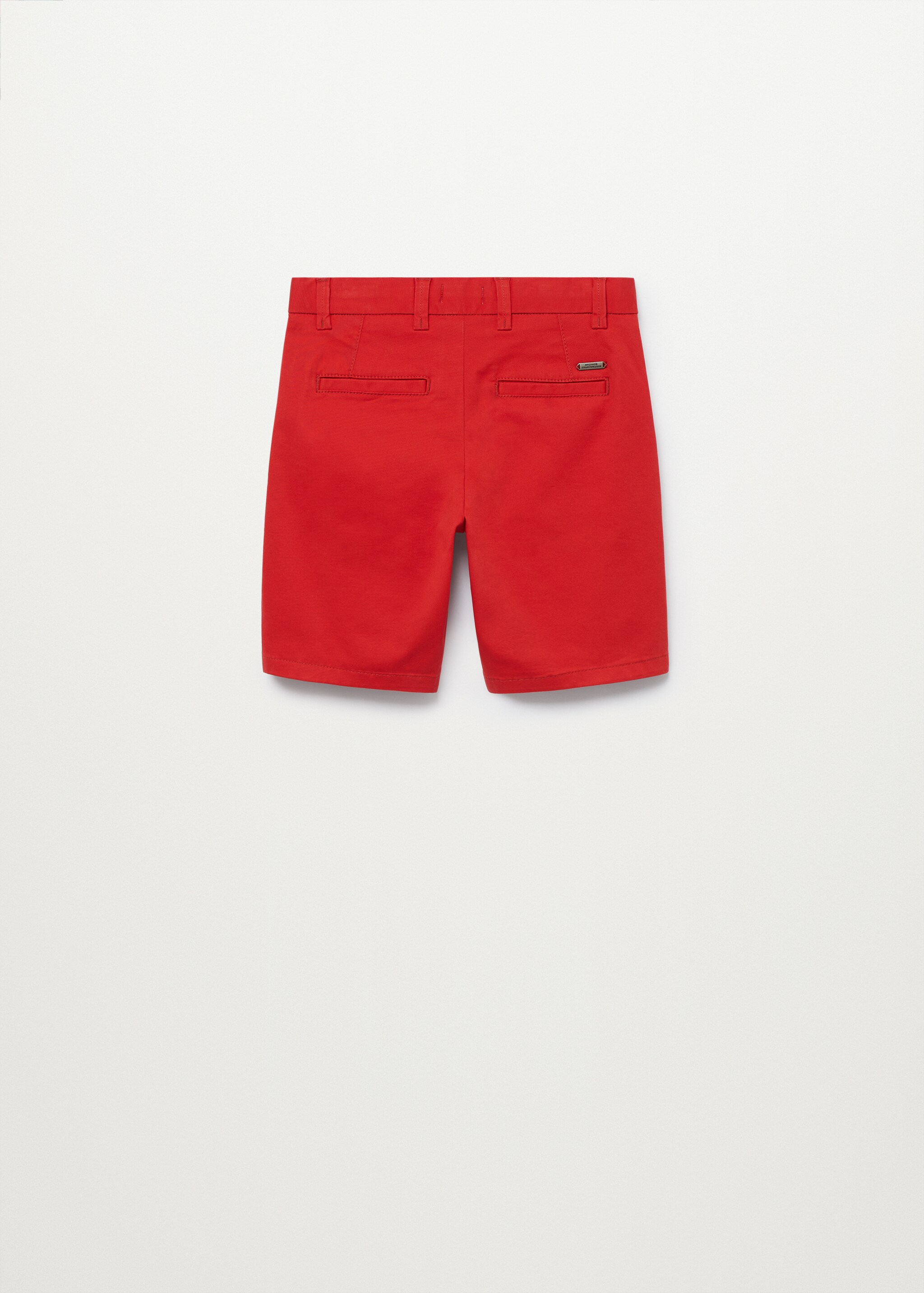 Cotton chino style Bermuda shorts - Reverse of the article