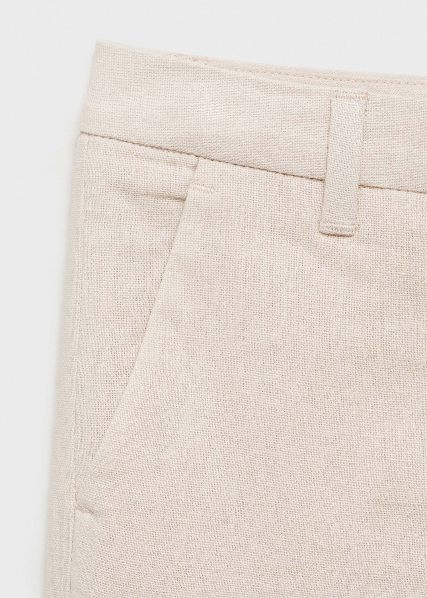 Linen suit trousers - Details of the article 0