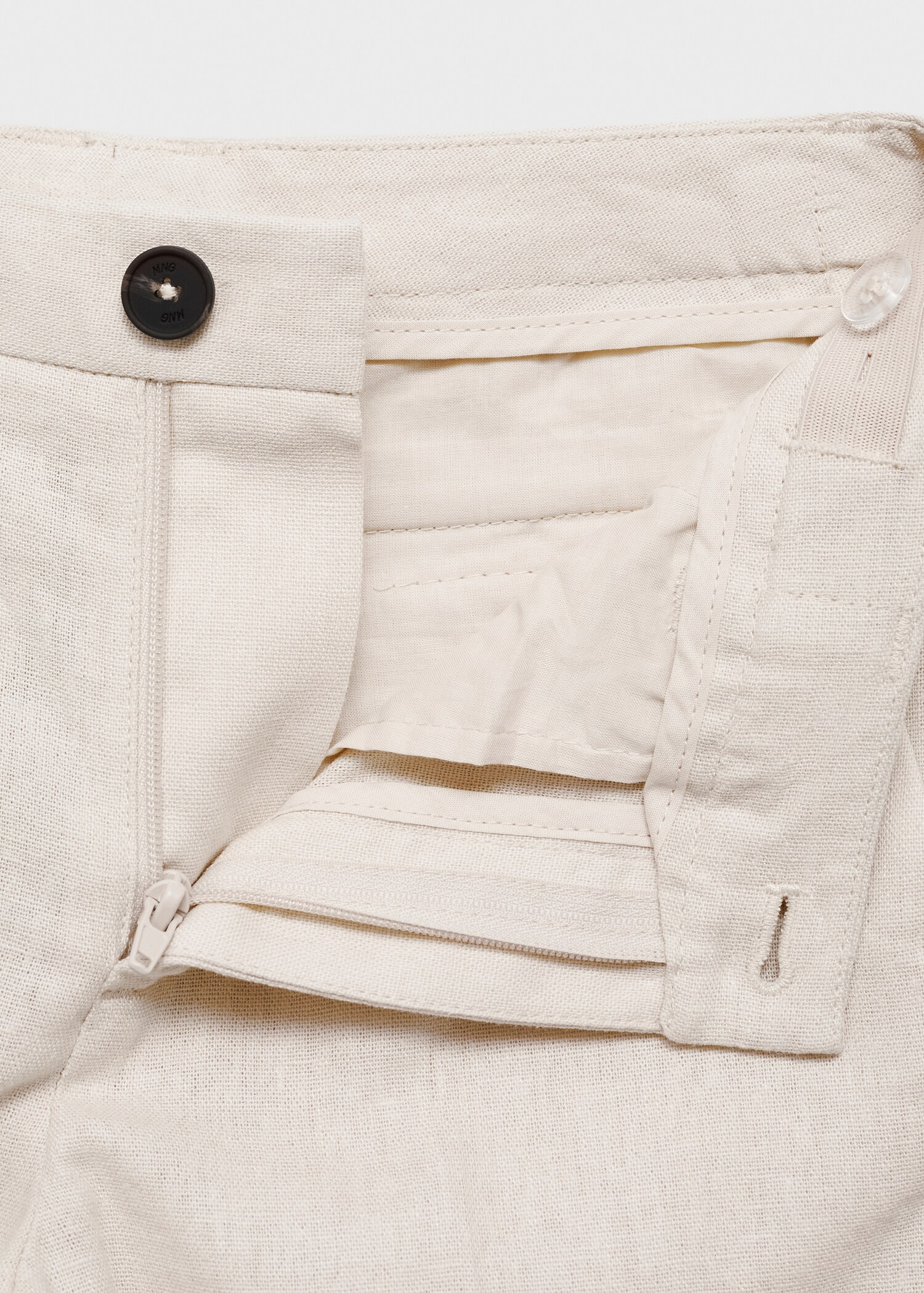 Linen suit trousers - Details of the article 8