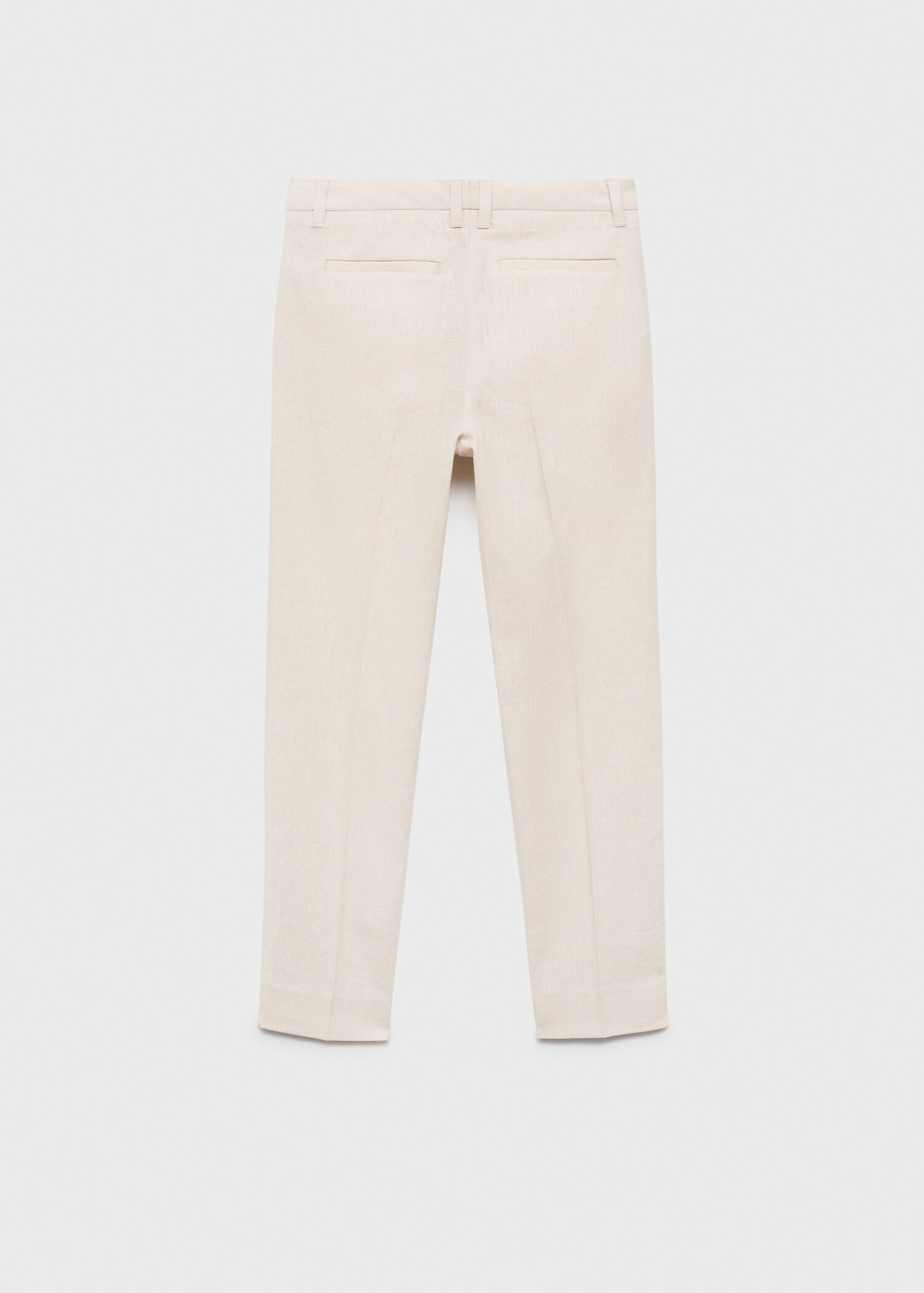 Linen suit trousers - Reverse of the article