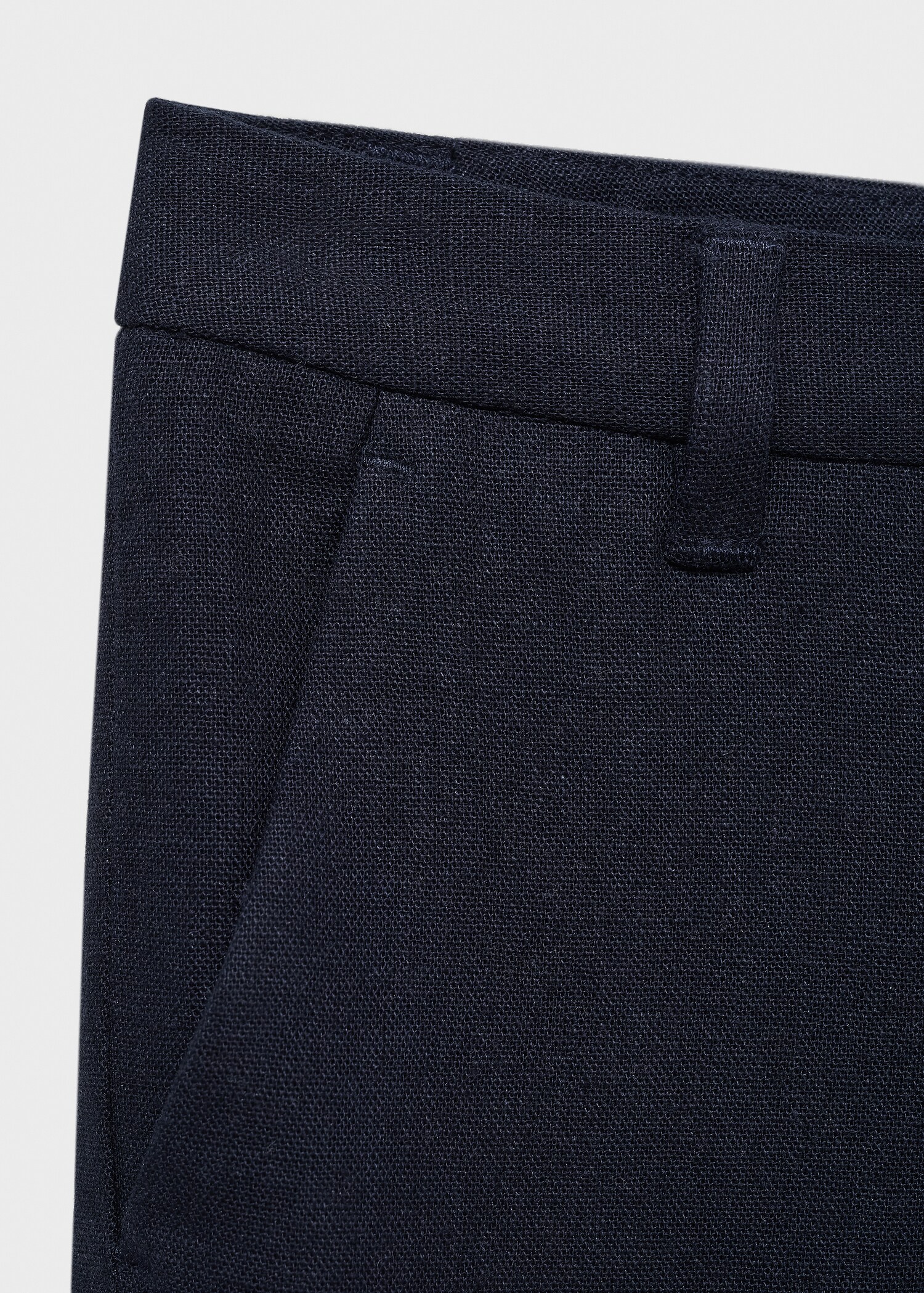 Linen suit trousers - Details of the article 0