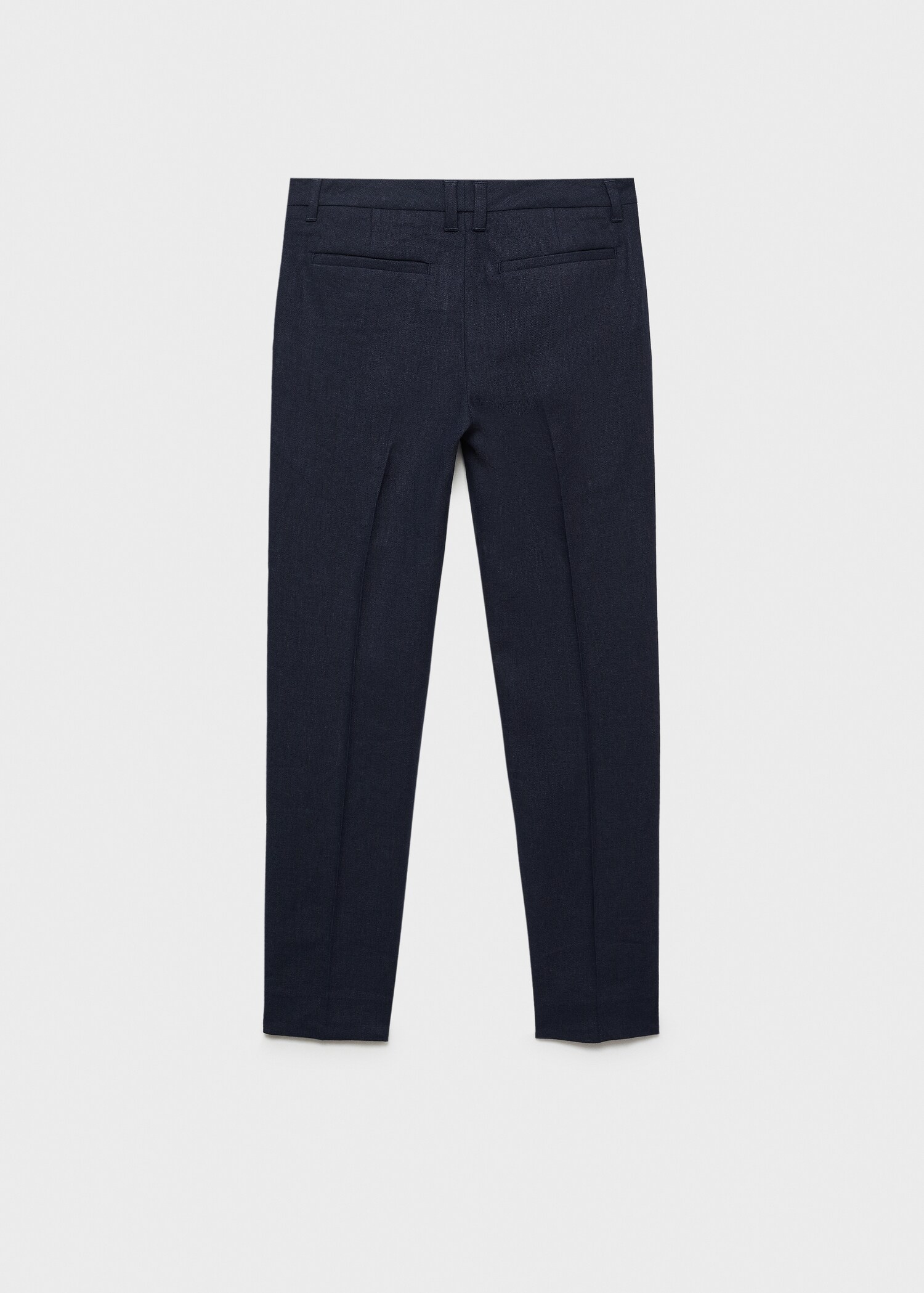 Linen suit trousers - Reverse of the article