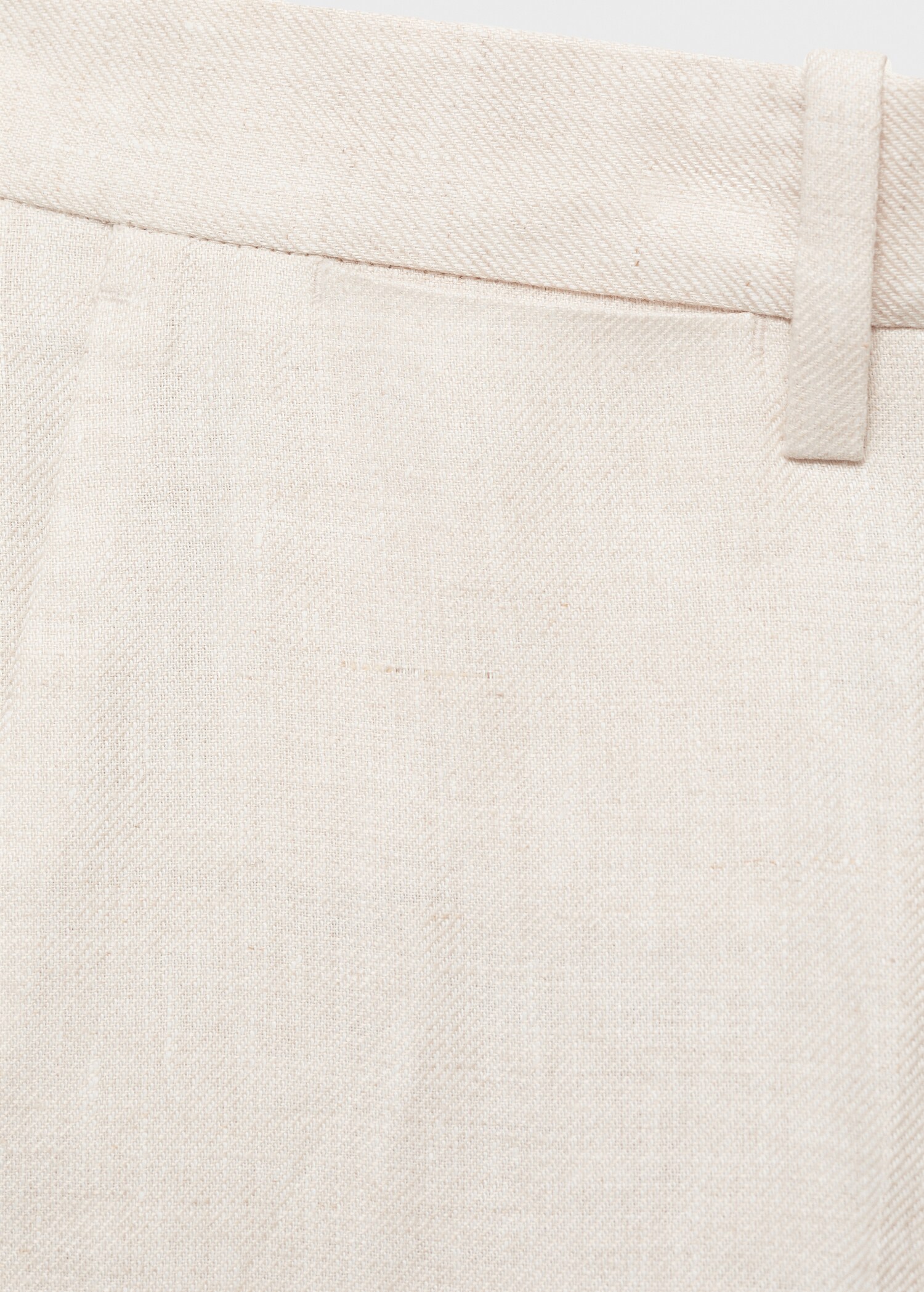 Amalfi 100% linen slim fit suit trousers - Details of the article 0