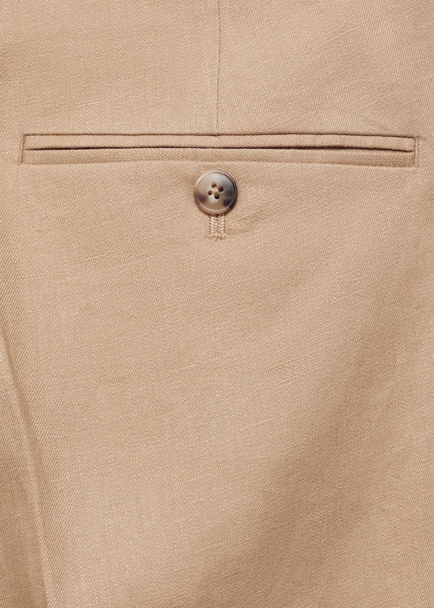 Amalfi 100% linen slim fit suit trousers - Details of the article 0