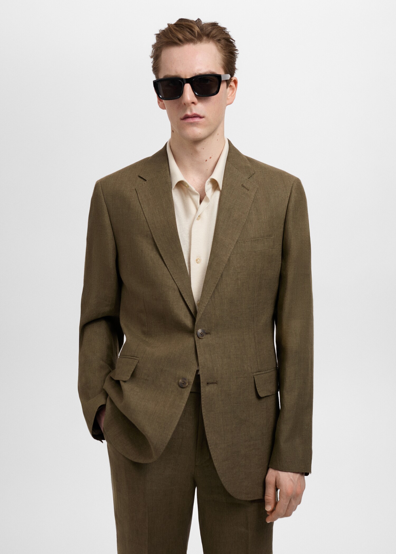 Americana vestit Amalfi 100% lli slim fit - Pla mig