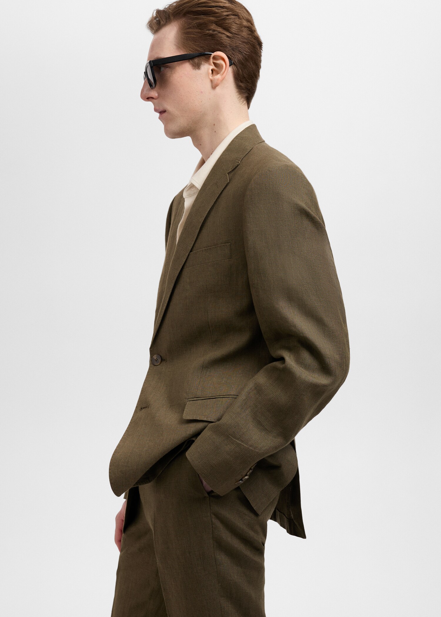 Americana vestit Amalfi 100% lli slim fit - Detall de l'article 2