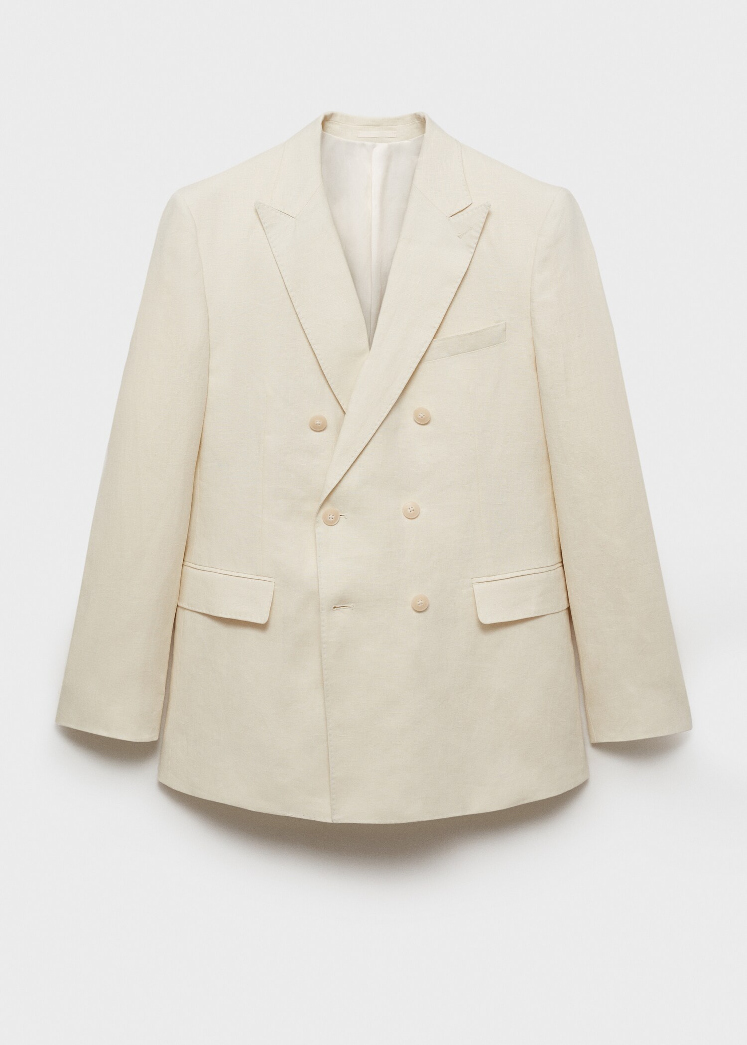 Veste costume croisée Amalfi 100 % lin slim-fit - Article sans modèle