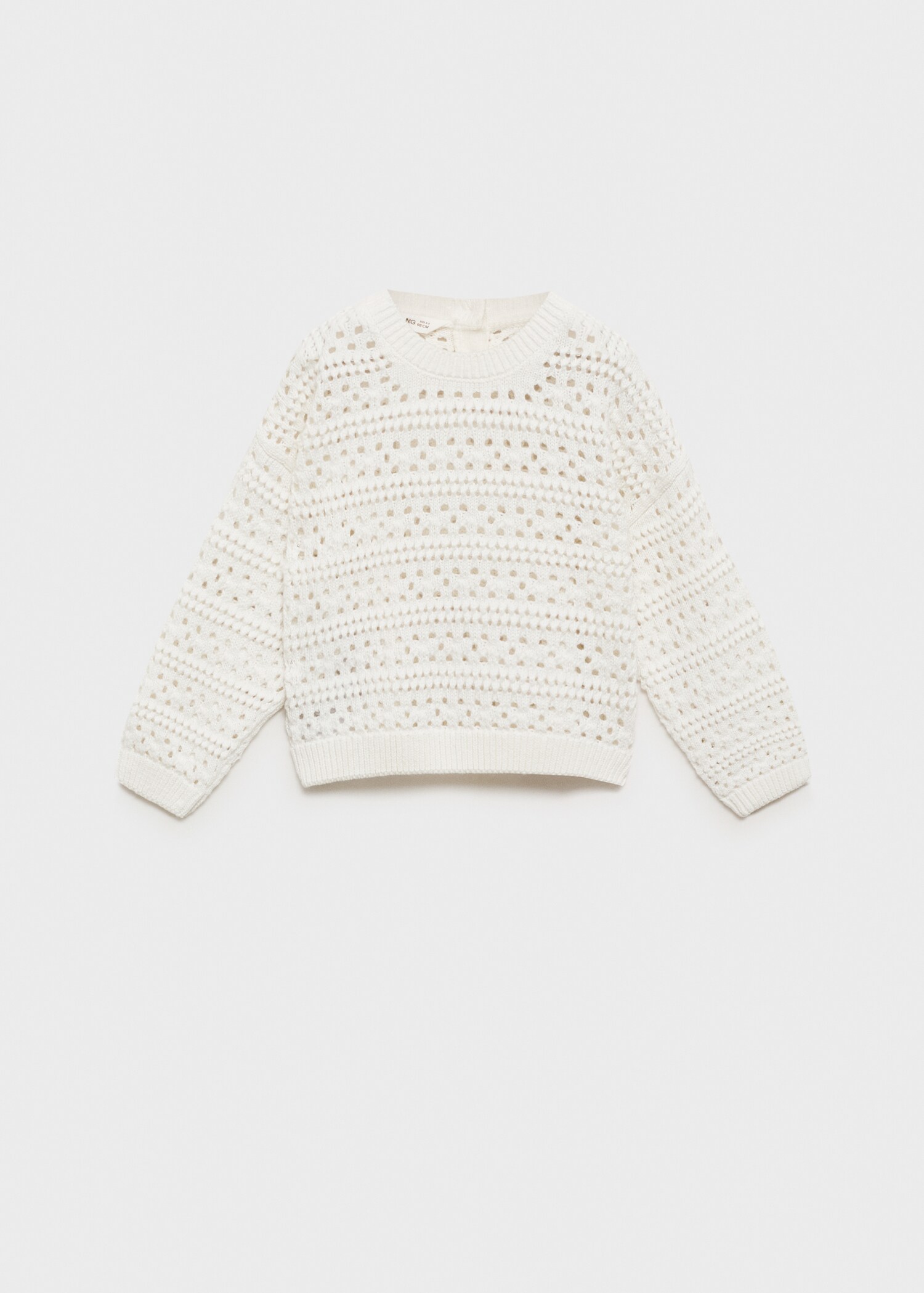 Openwork cotton sweater - Article without model