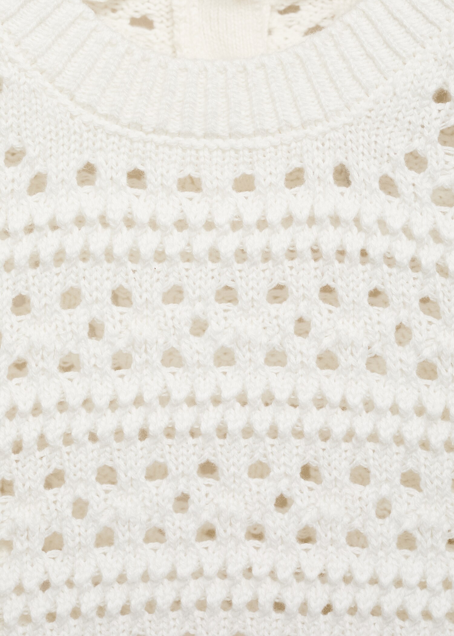 Openwork cotton sweater - Details of the article 8
