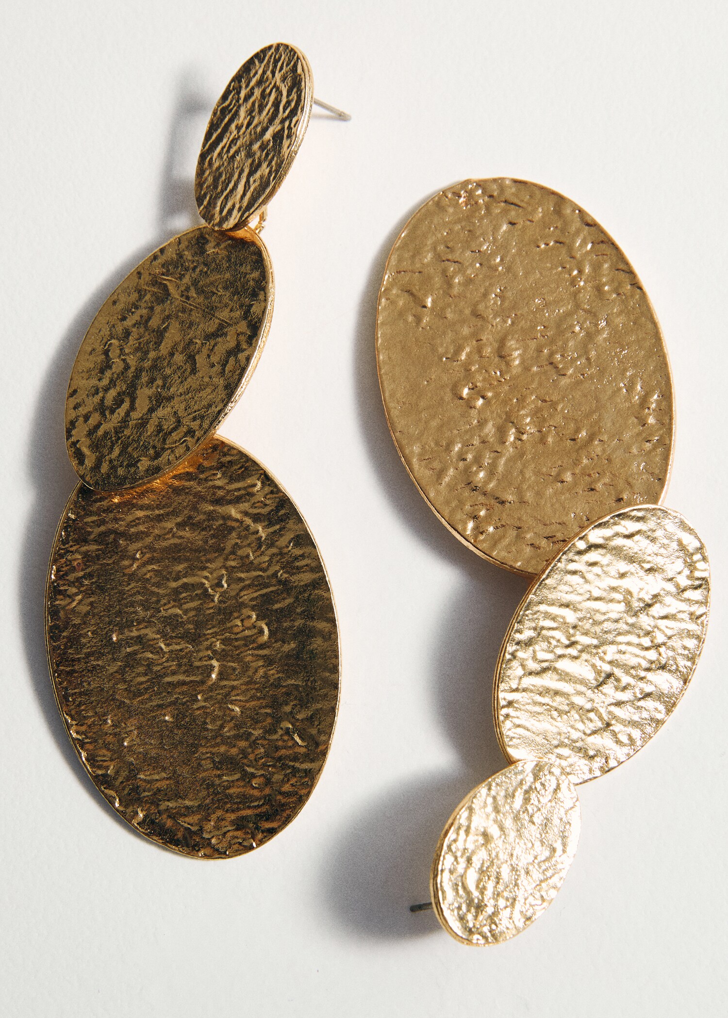 Lange Ohrringe mit Textur - Detail des Artikels 5