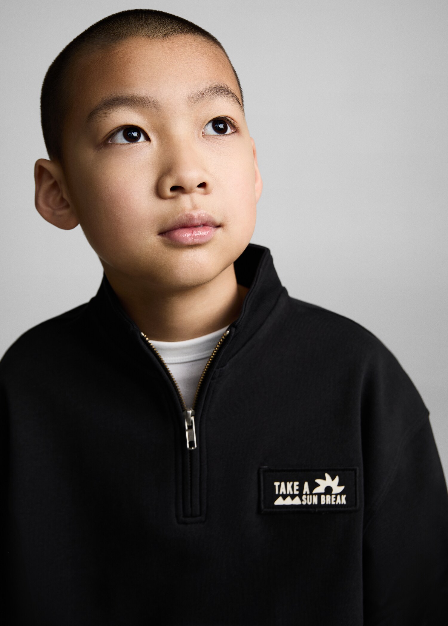 Mikina s vysokým límcem na zip - Detail zboží 1