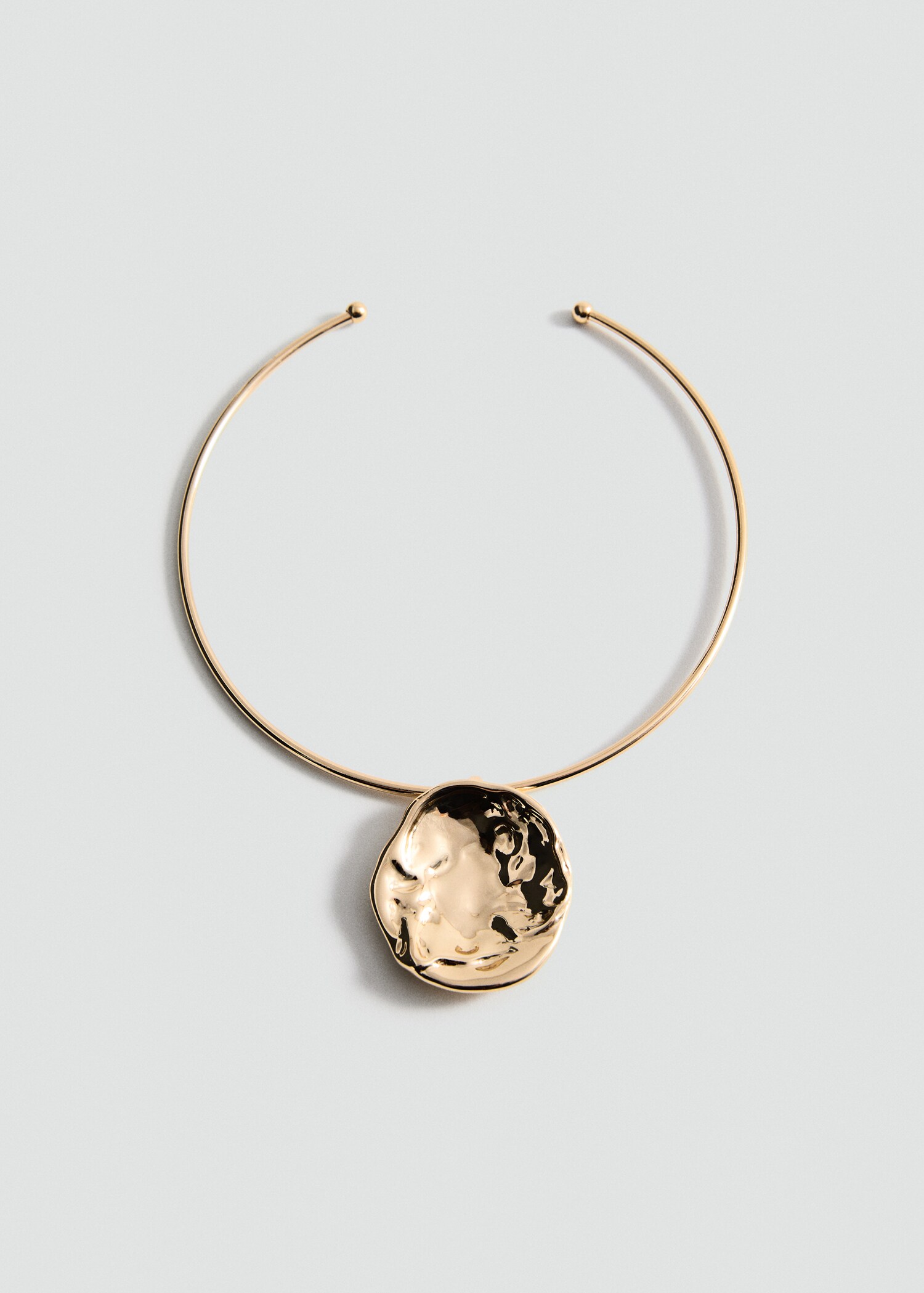 Rigid circular-design necklace - Article without model