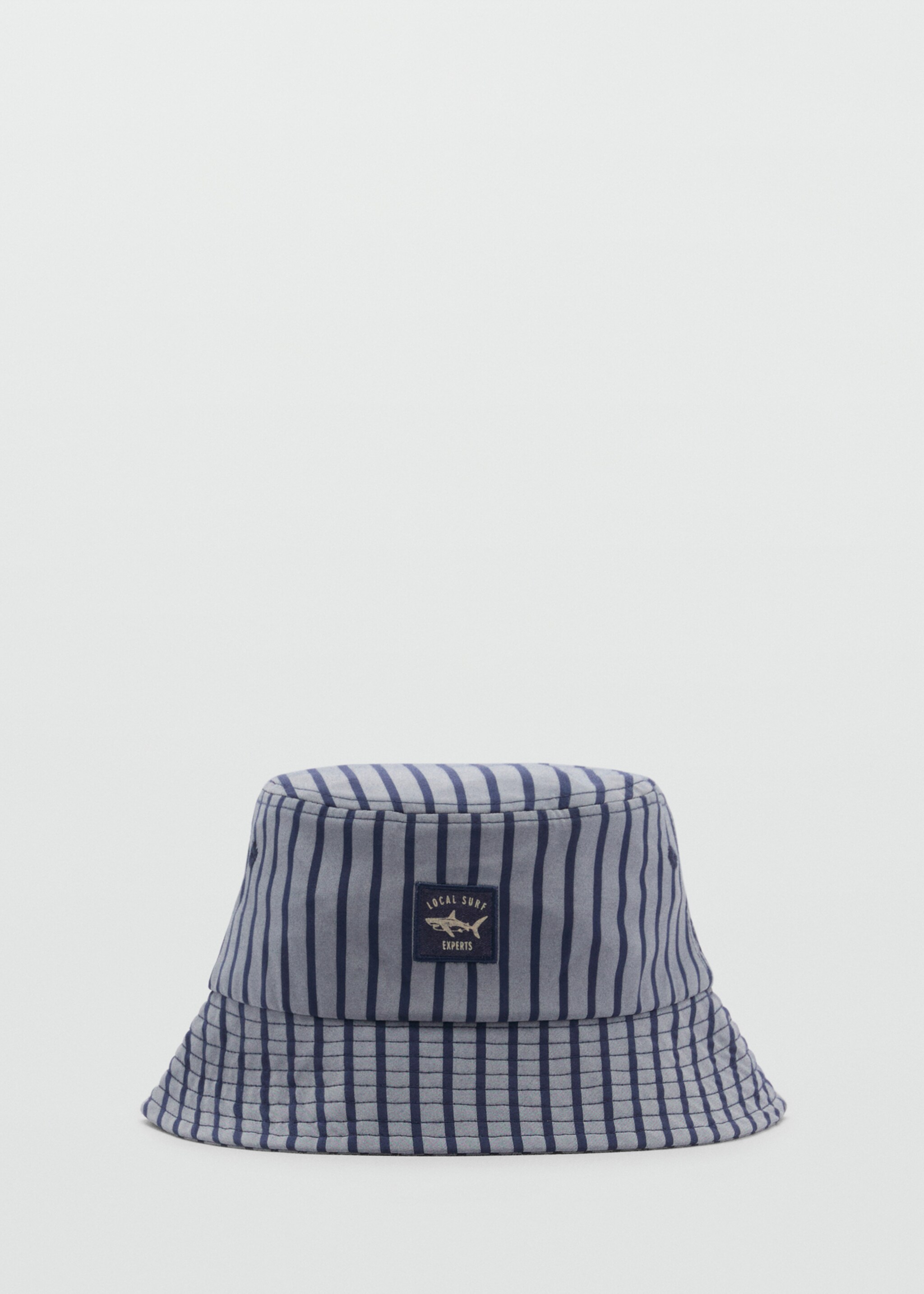 Gestreifter Bucket Hat - Artikel ohne Model, Blau. Ref: 87025974-00.