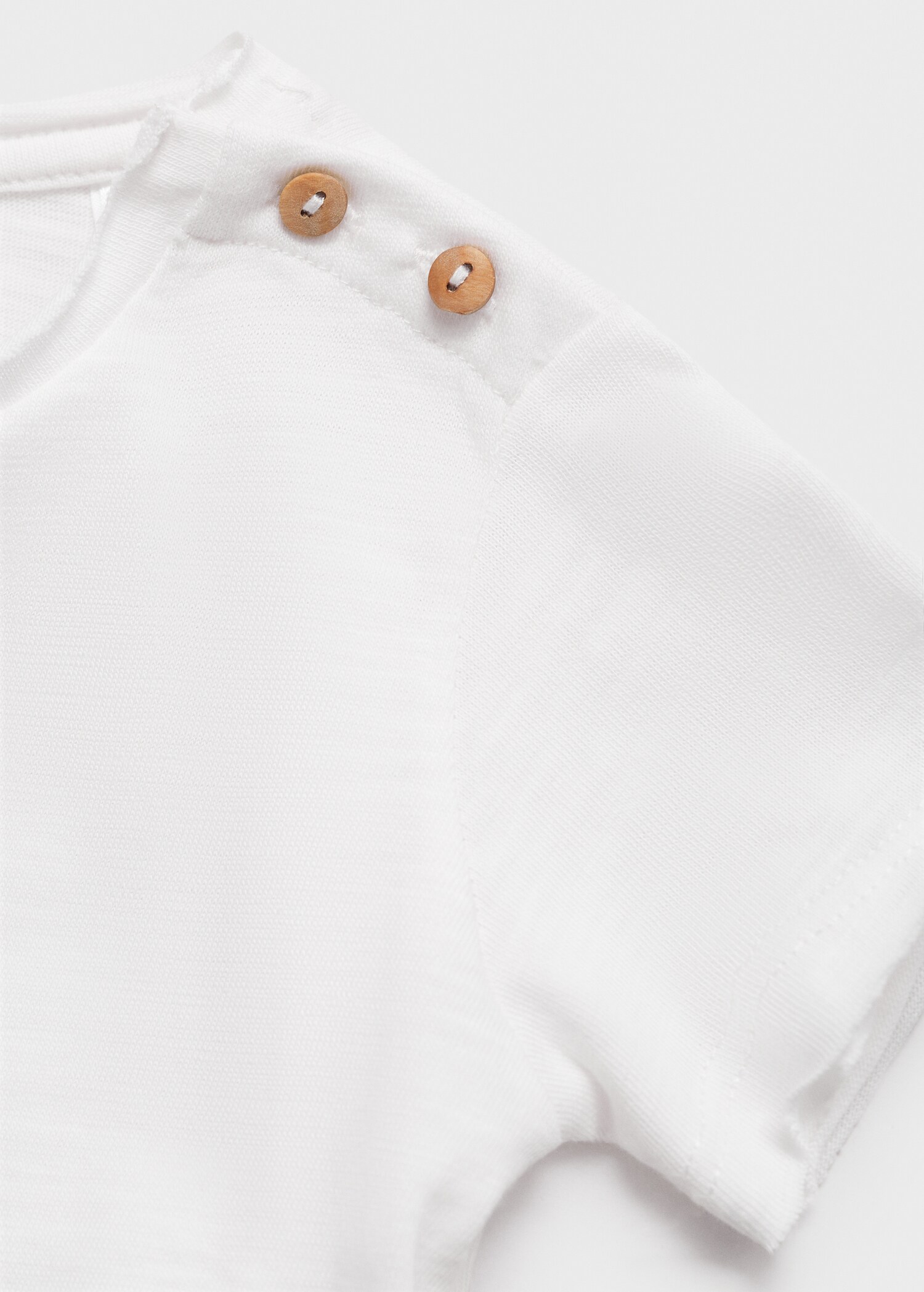 Baumwollshirt mit Knöpfen - Detail des Artikels 8