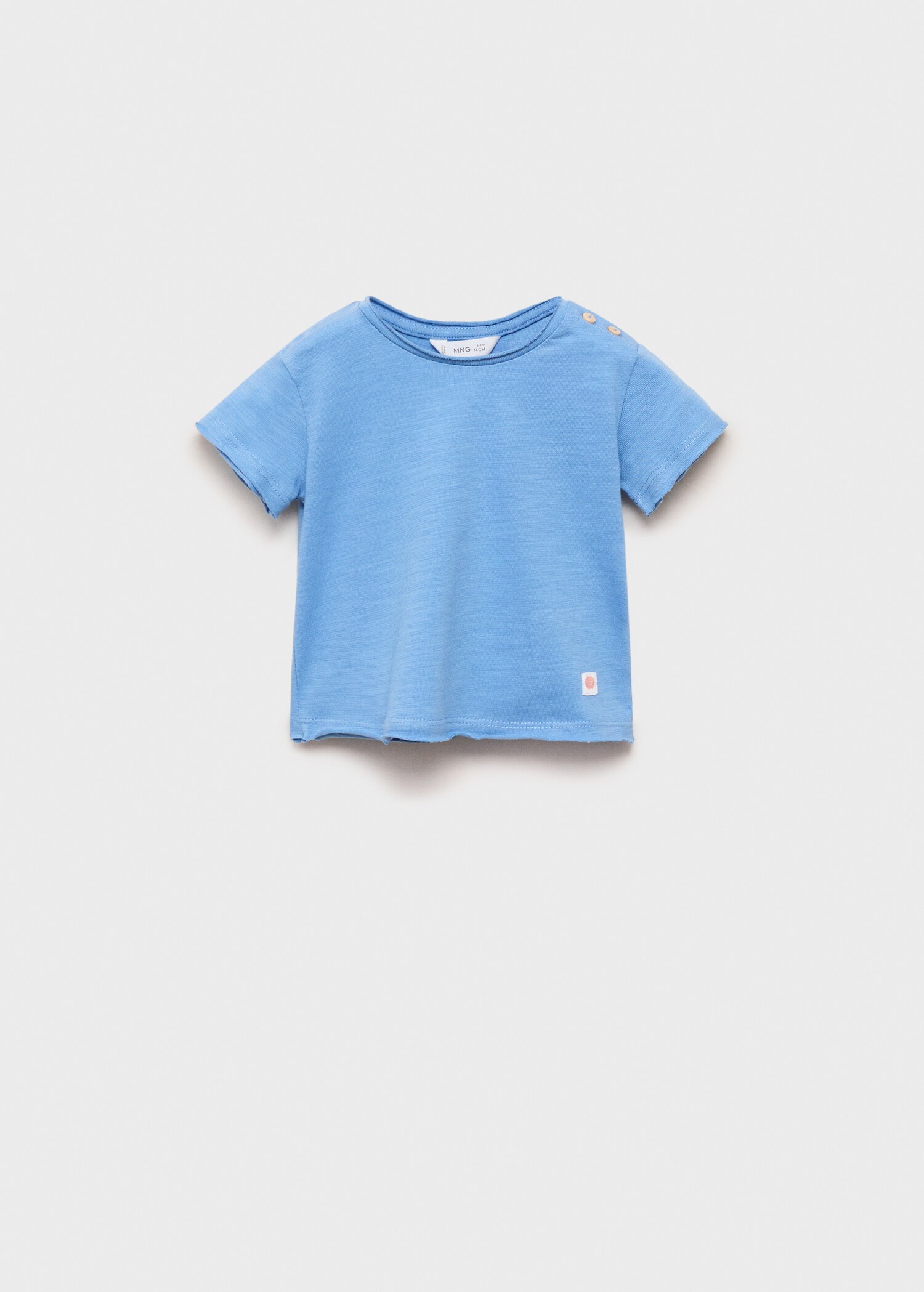 Baumwollshirt mit Knöpfen - Artikel ohne Model