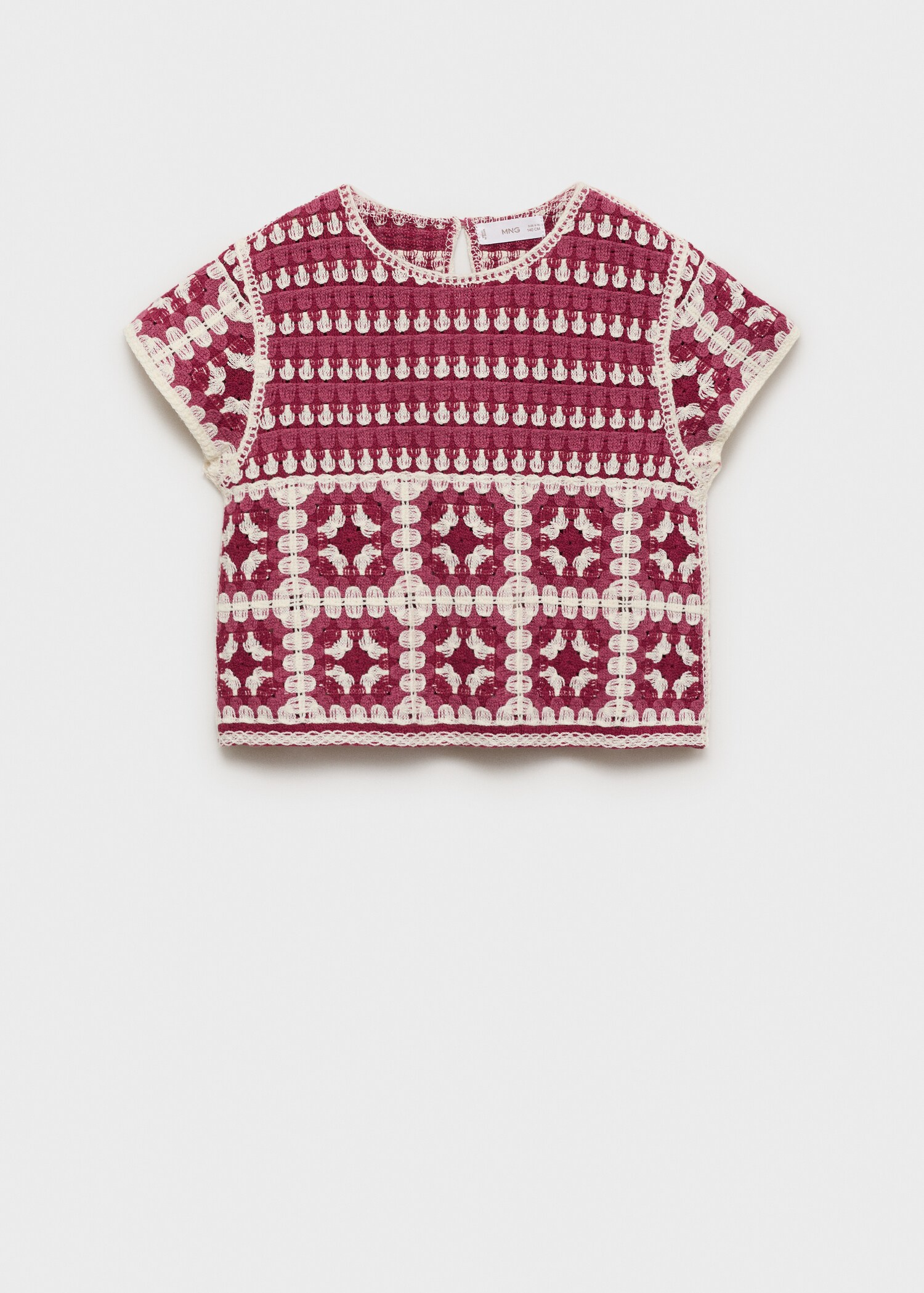 Top crop crochet - Artículo sin modelo