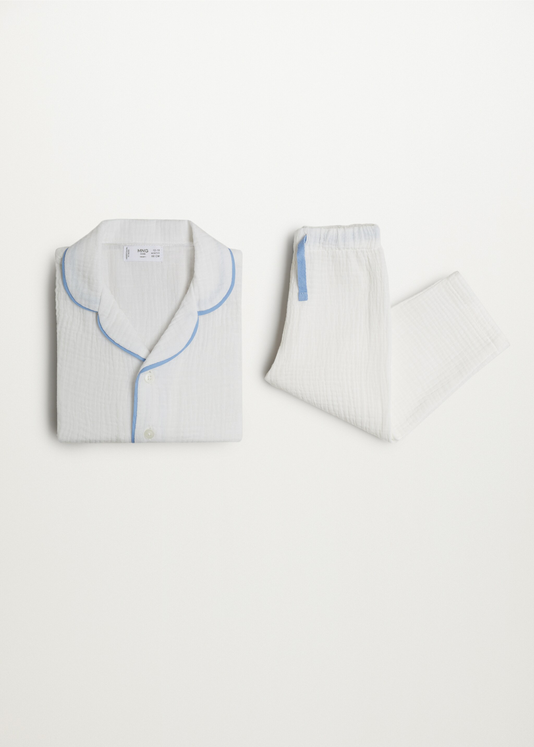 Pijama largo algodón orgánico - Artículo sin modelo