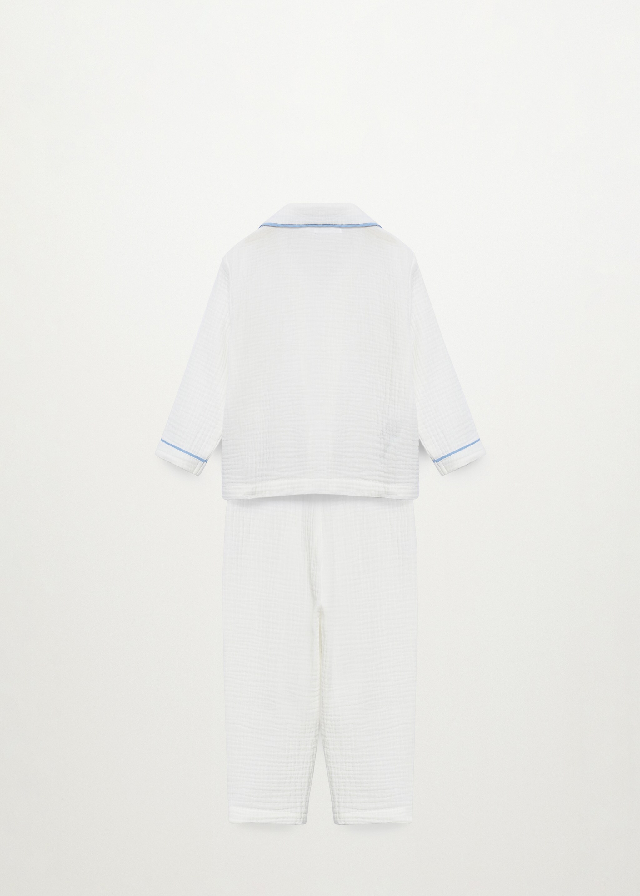 Pijama largo algodón orgánico - Reverso del artículo