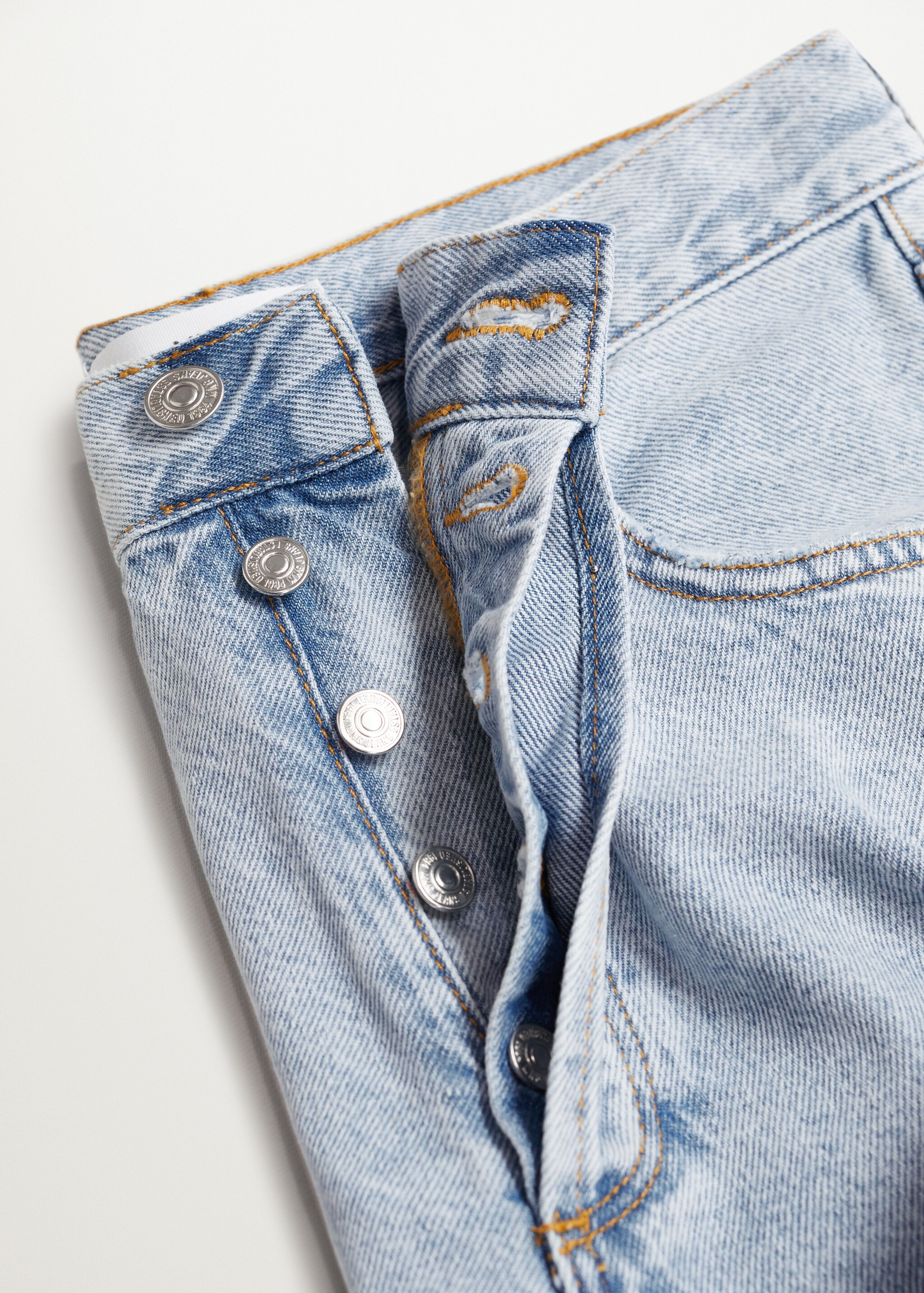 Jeans wideleg tiro alto - Detalle del artículo 8