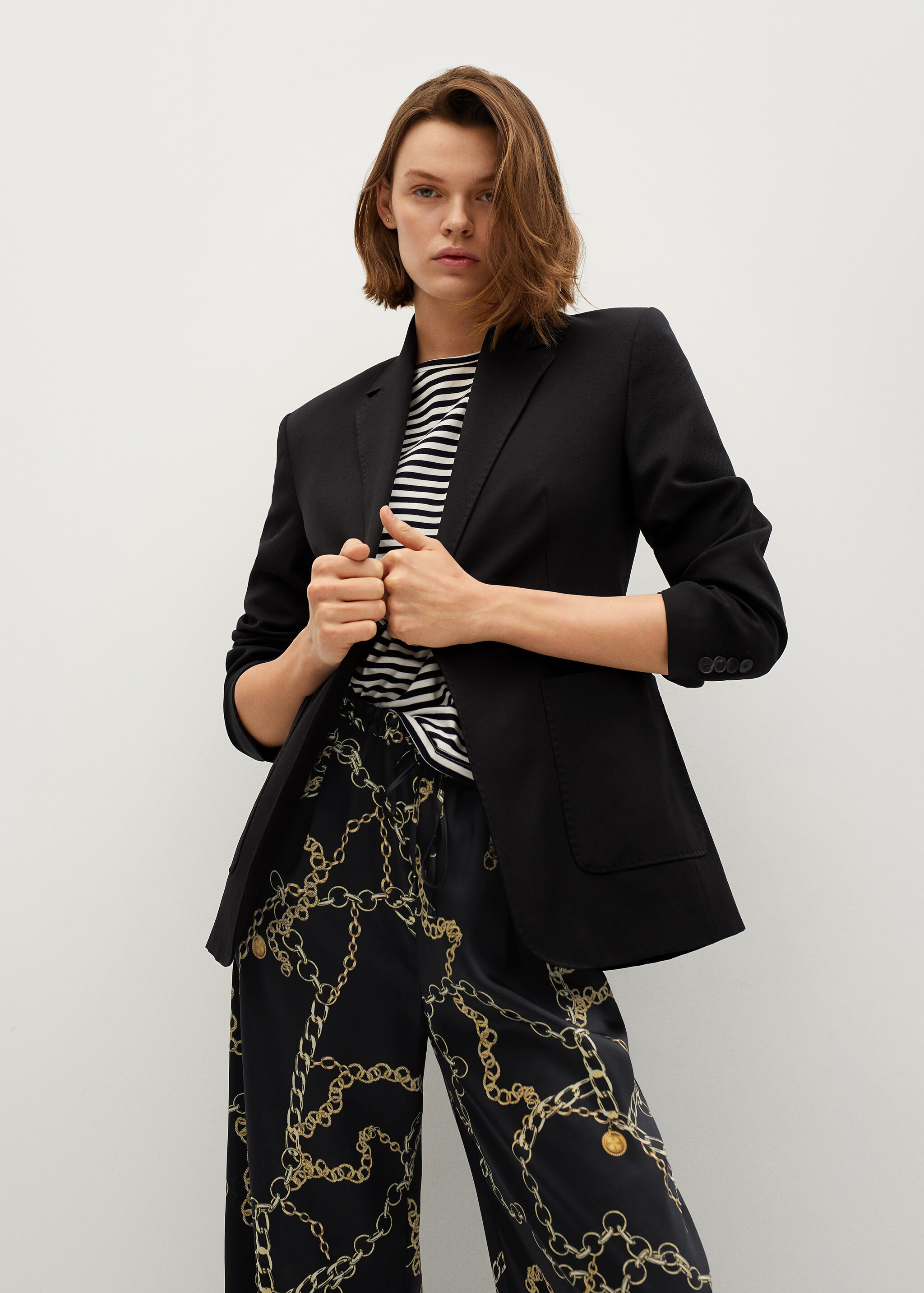 Pantalón fluido estampado - Detalle del artículo 1