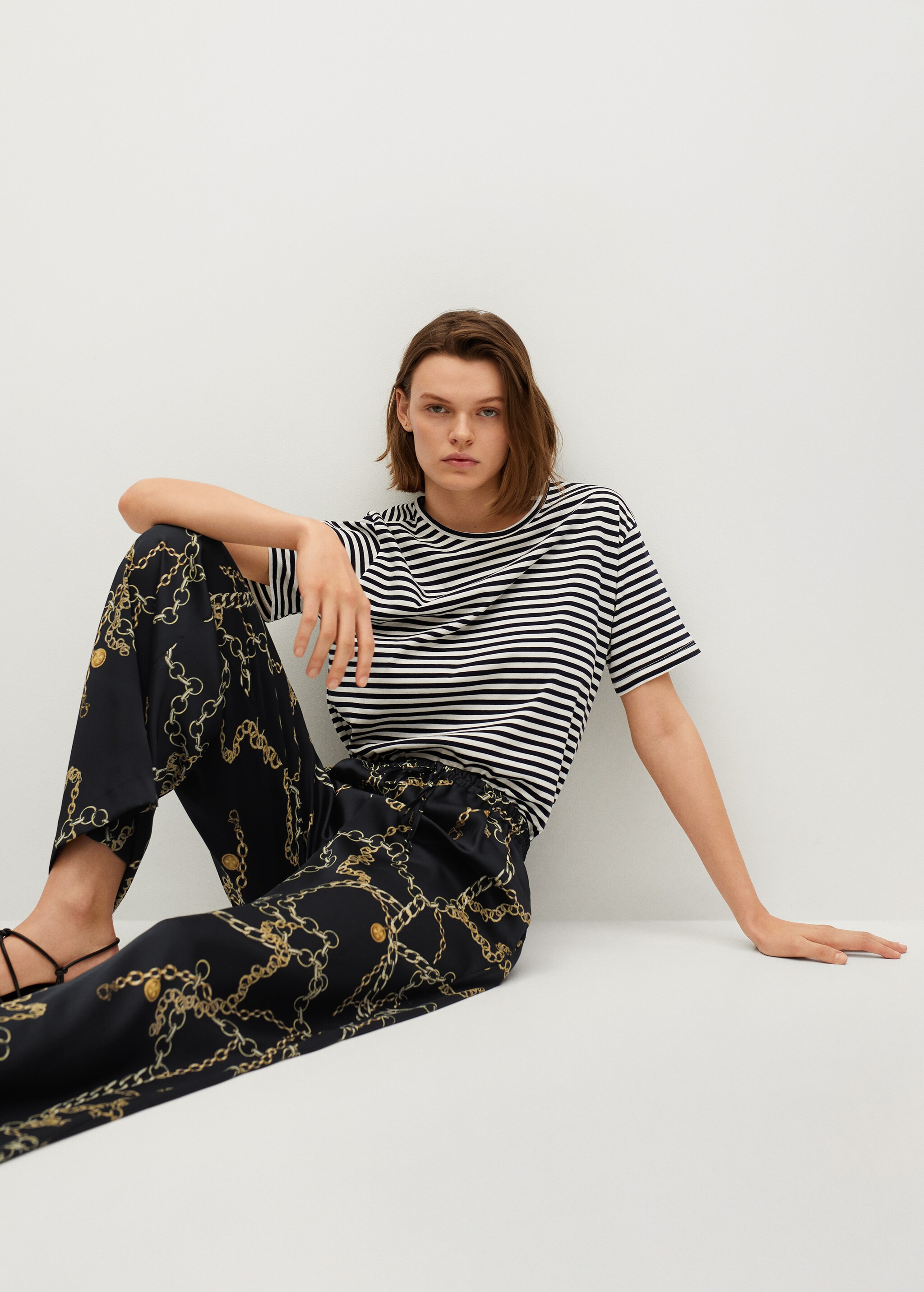 Pantalón fluido estampado - Detalle del artículo 3