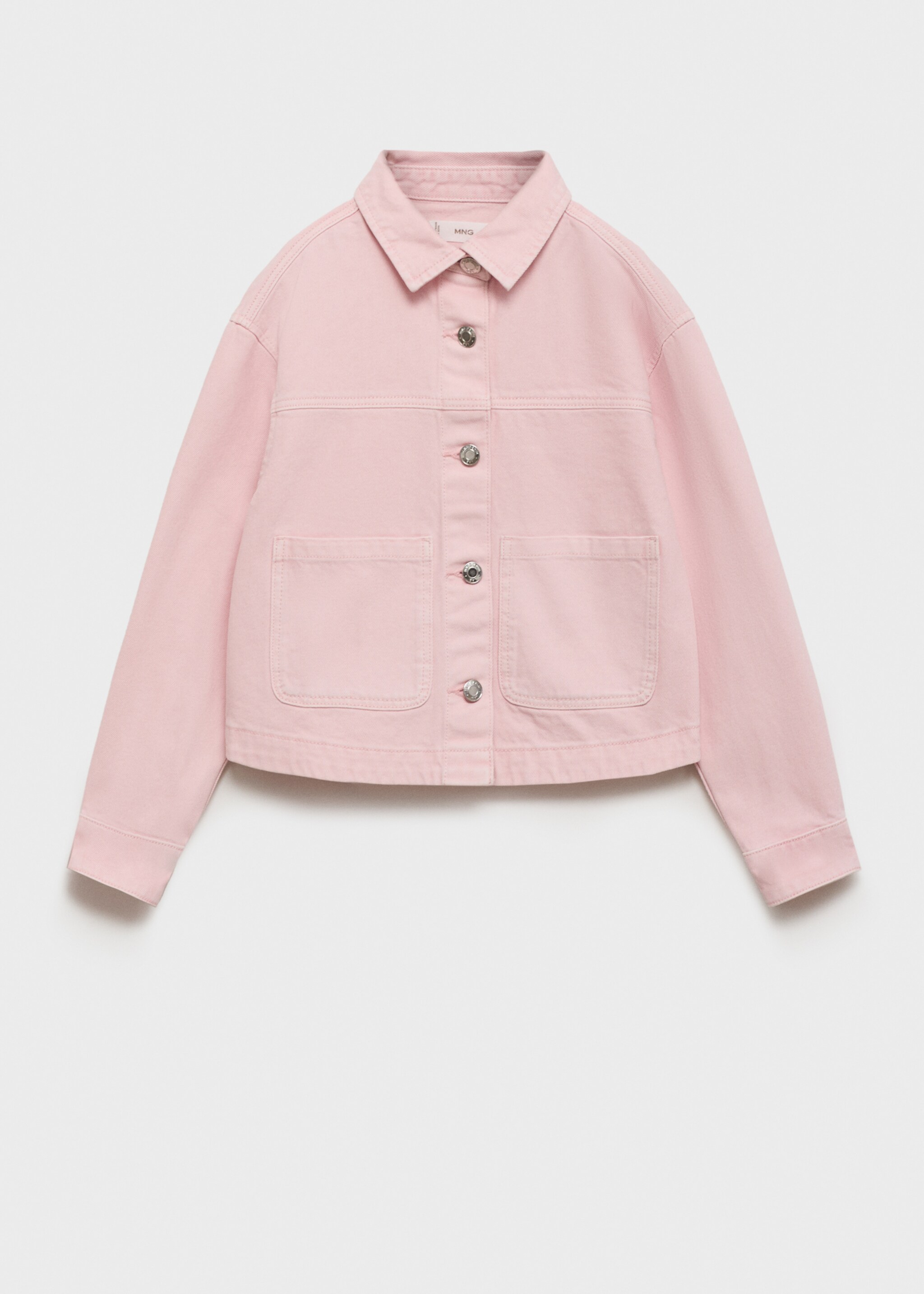 Denimjacka ficka - Artikel utan modell, Rosa. Ref: 87026346-00.