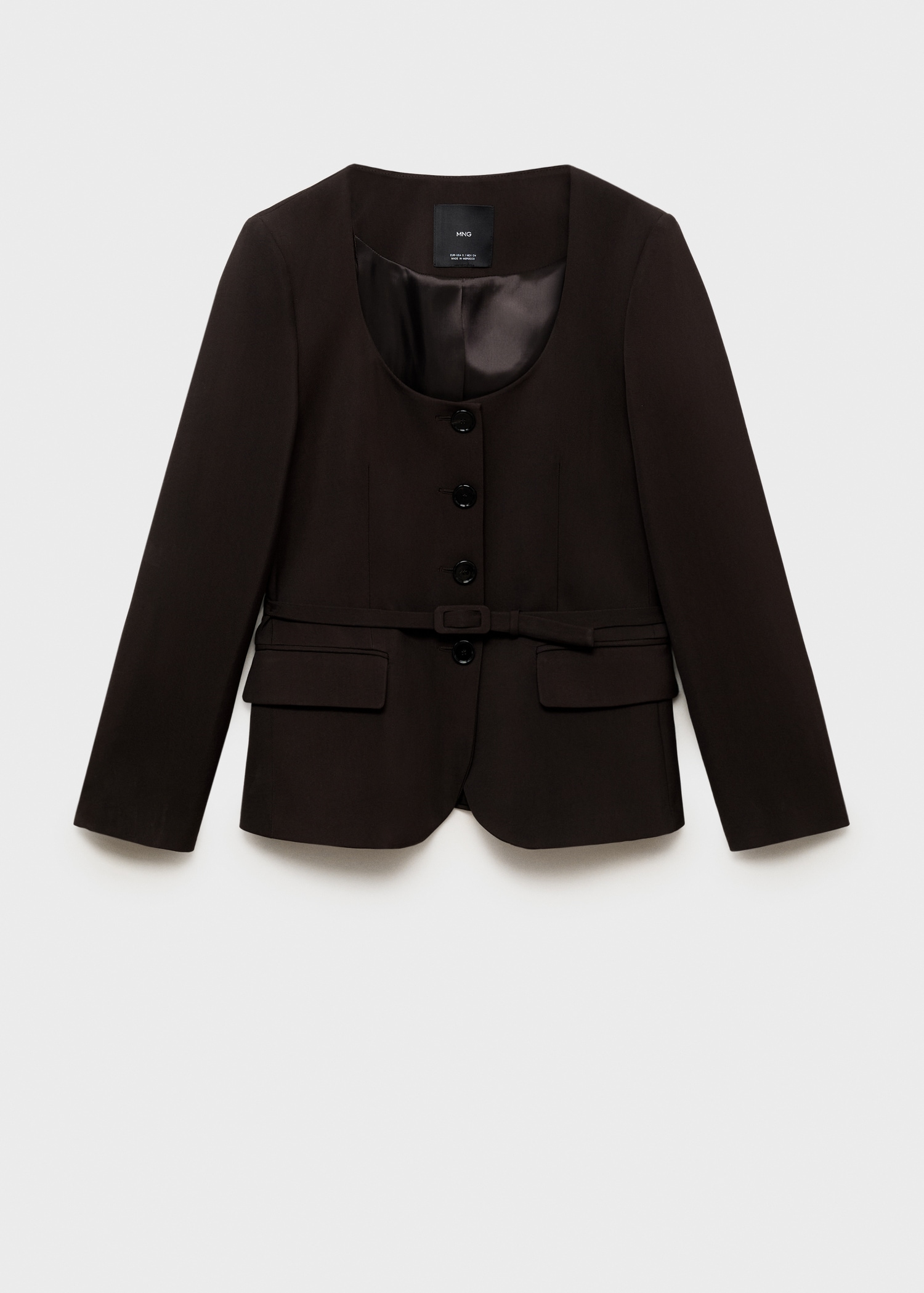 Suit jacket with belt - Article without model