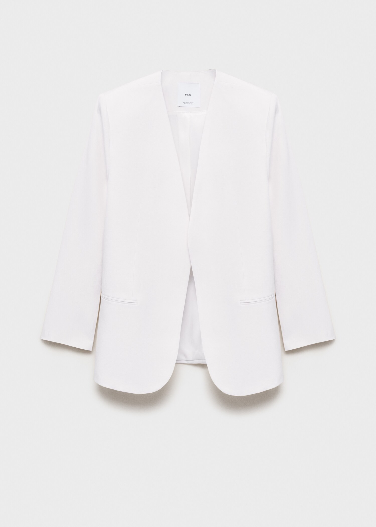 Lyocell and linen-blend jacket - Article without model