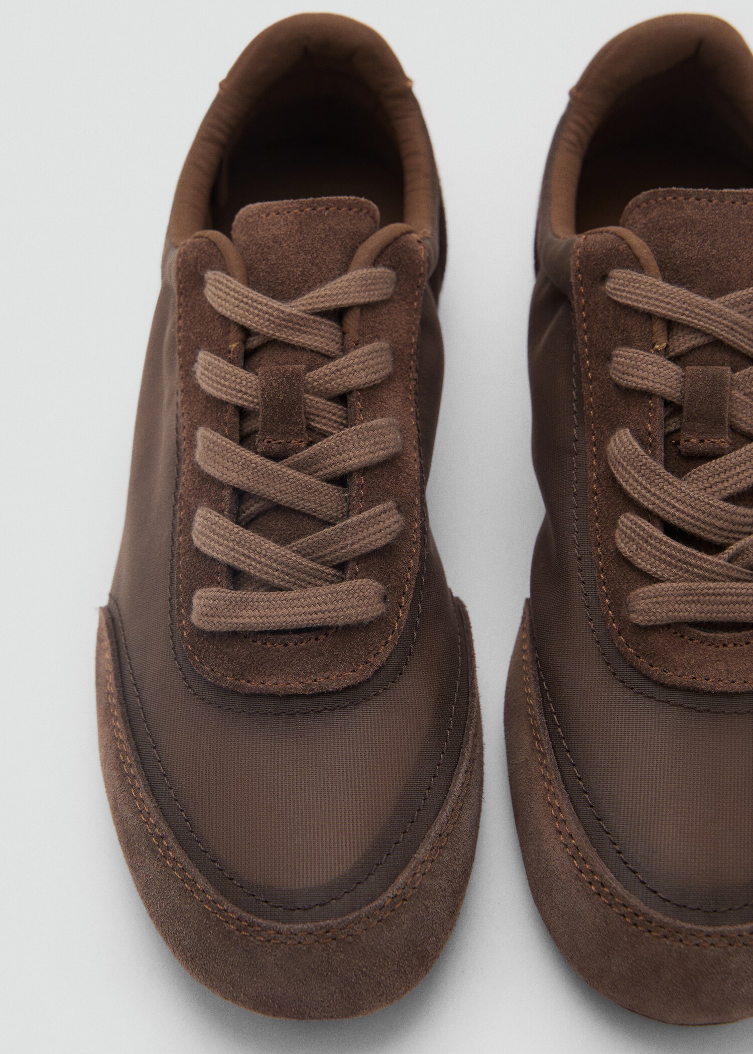 Lace-up suede sneakers - Details of the article 2