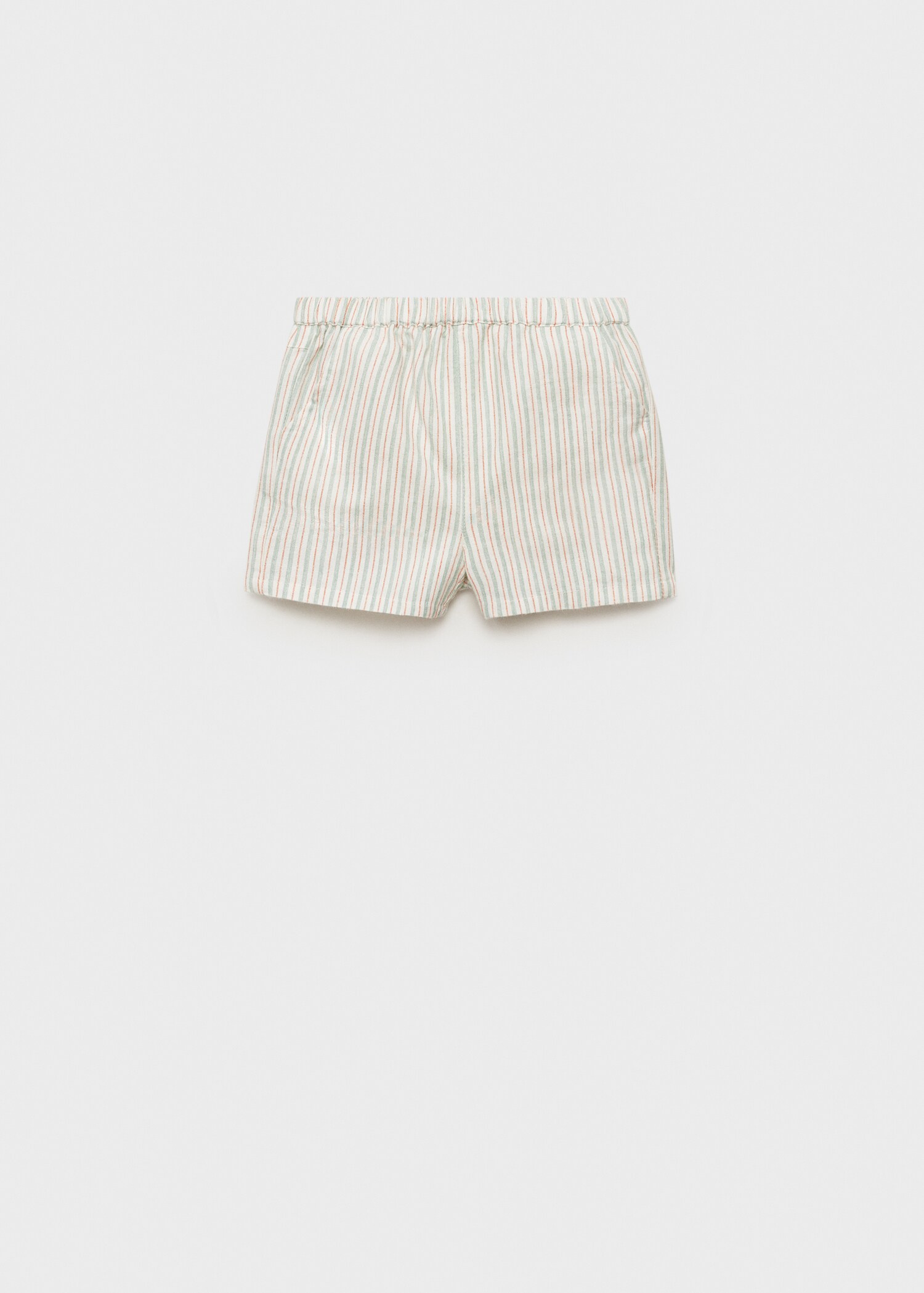 Striped linen shorts - Article without model