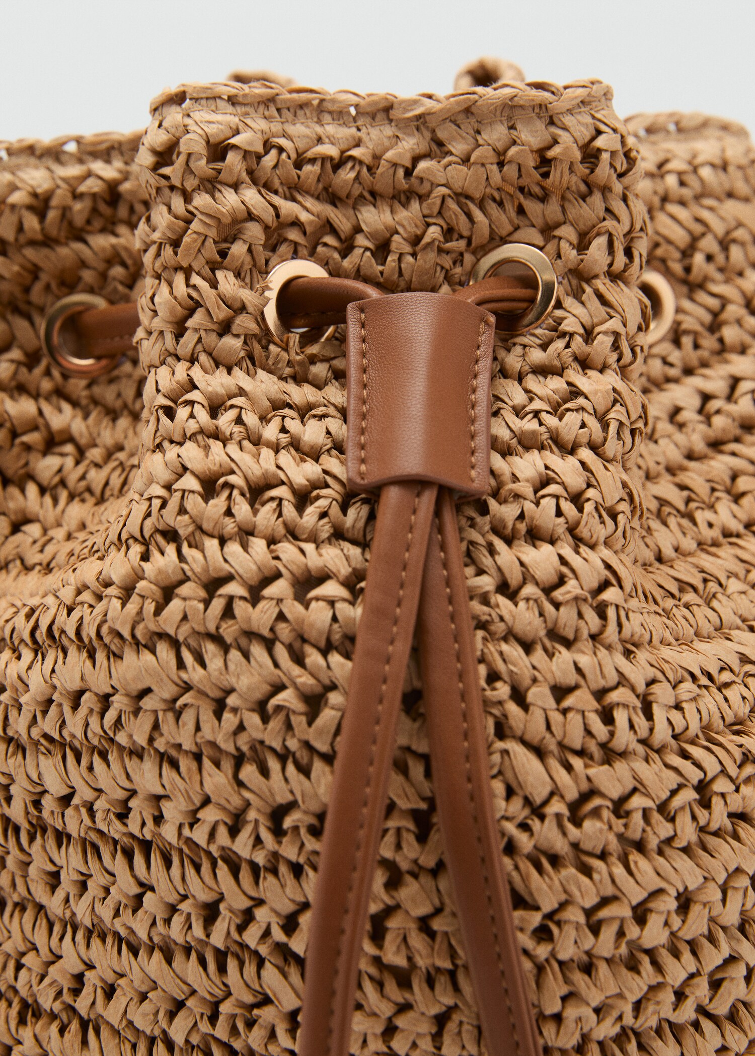Sac porté épaule fibre naturelle - Détail de l'article 1