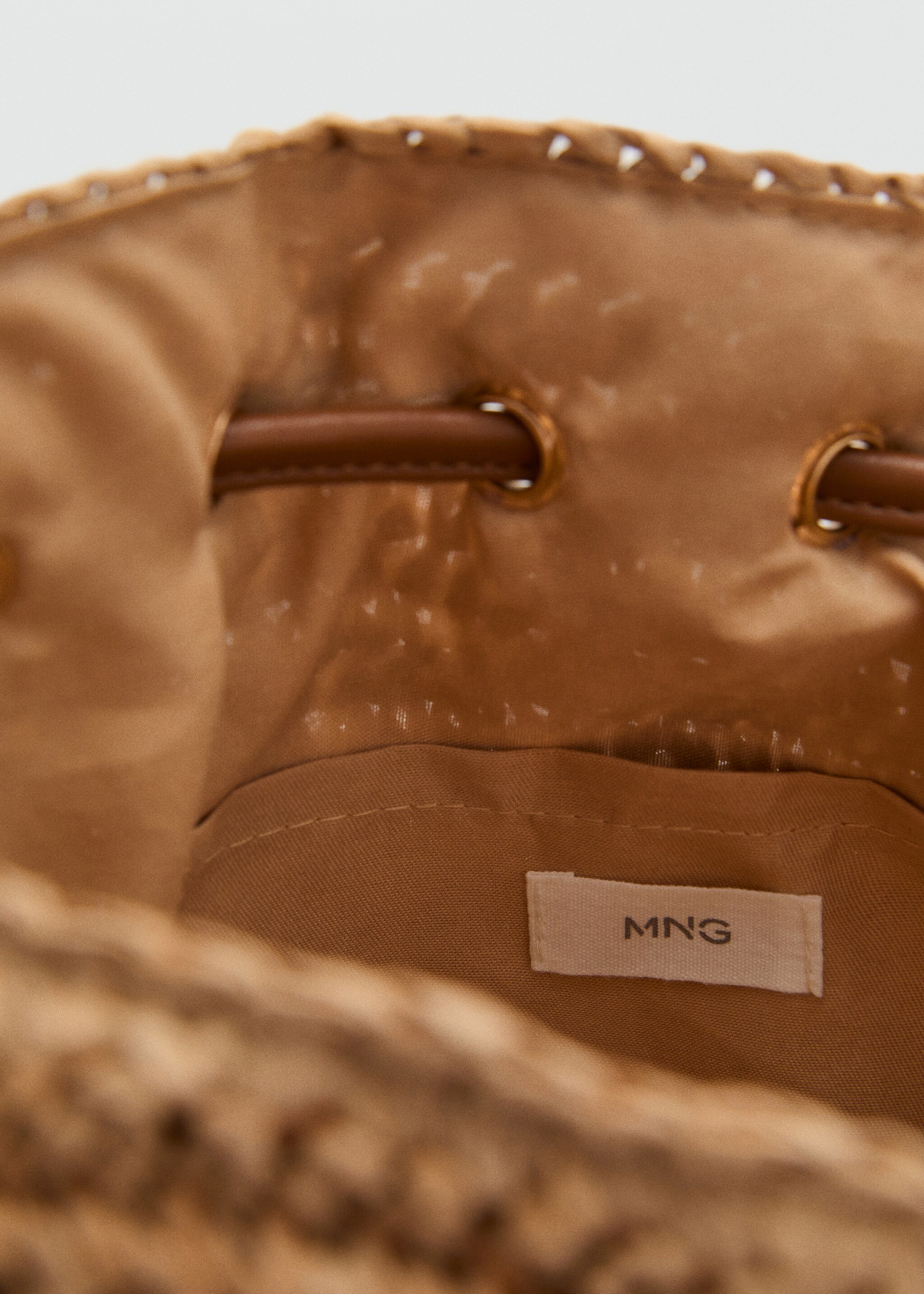 Sac porté épaule fibre naturelle - Détail de l'article 2, Beige. Ref: 87026725-00.