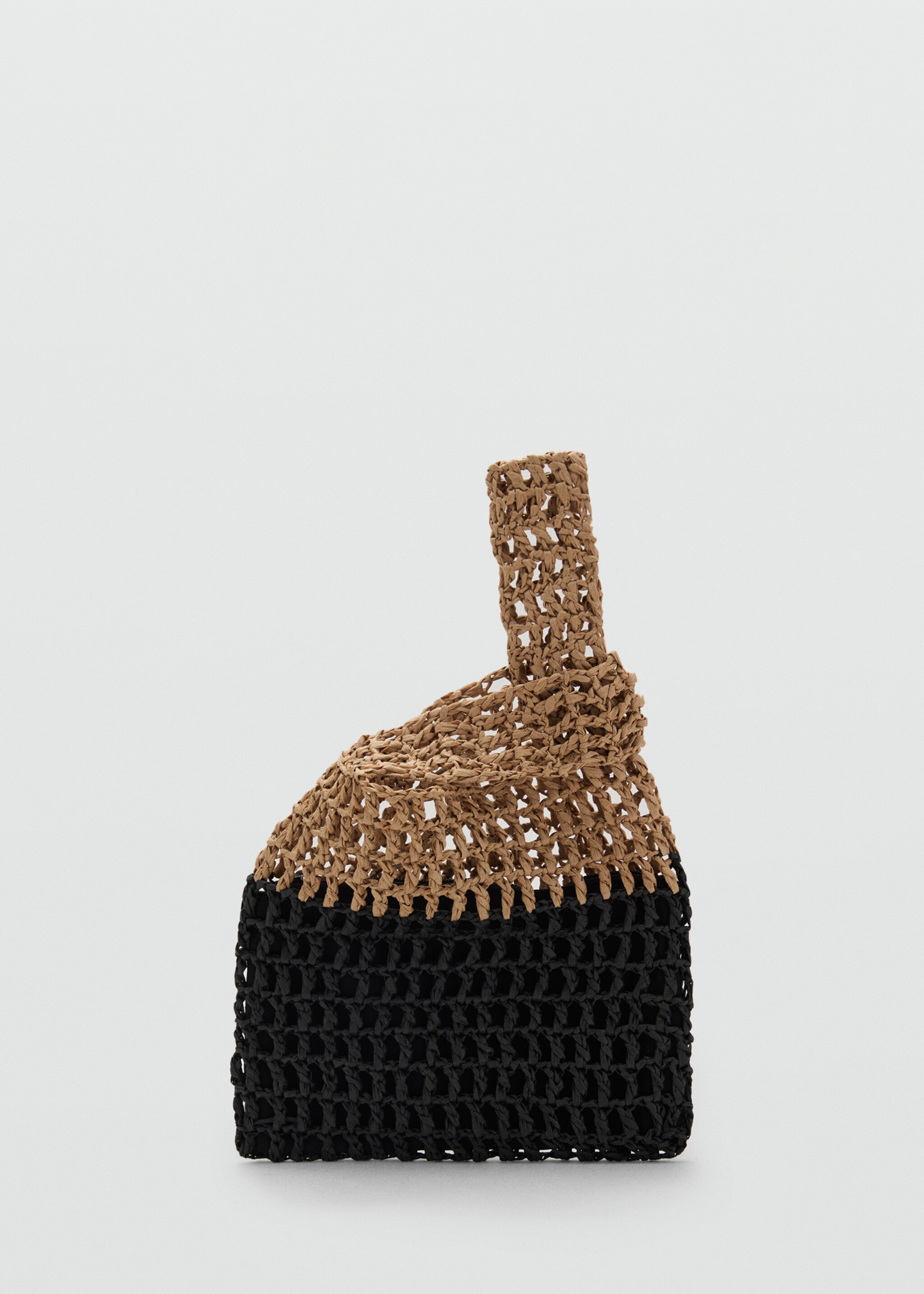 Crochet handbag - Article without model, Black. Ref: 87026726-00.
