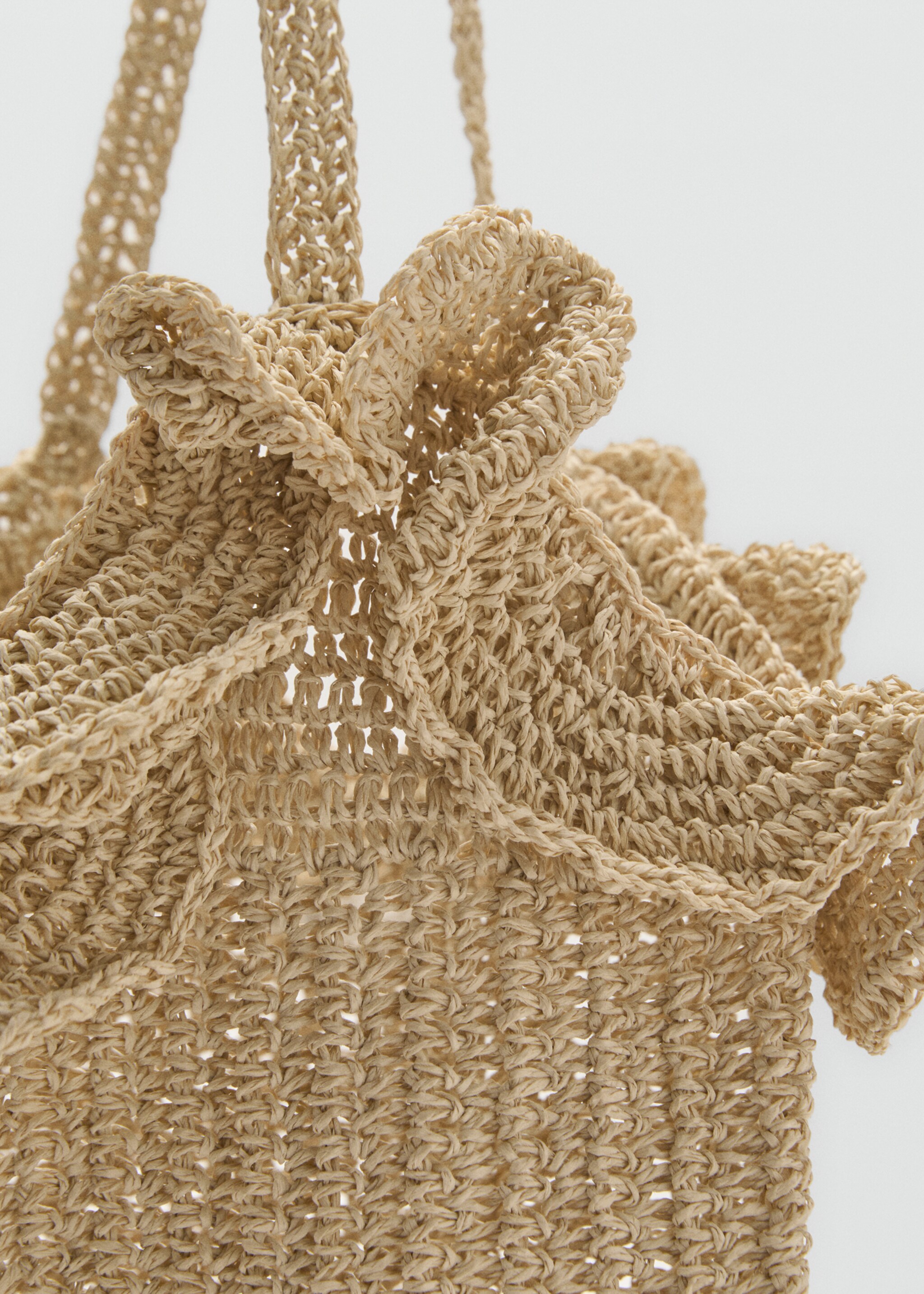 Sac seau fibre naturelle - Détail de l'article 1, Sable. Ref: 87026727-00.