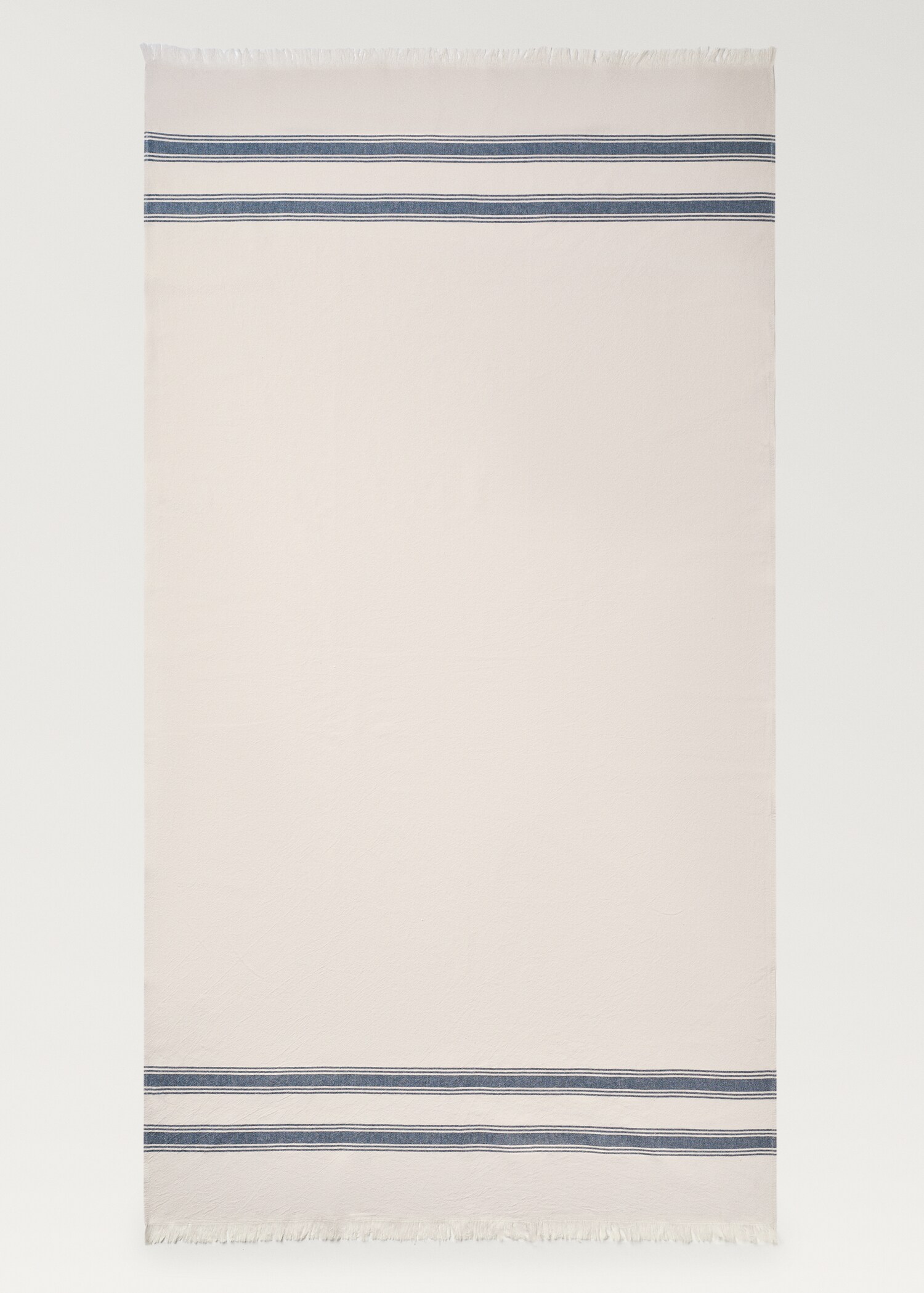 Fringed double-striped pareo towel - Details of the article 3