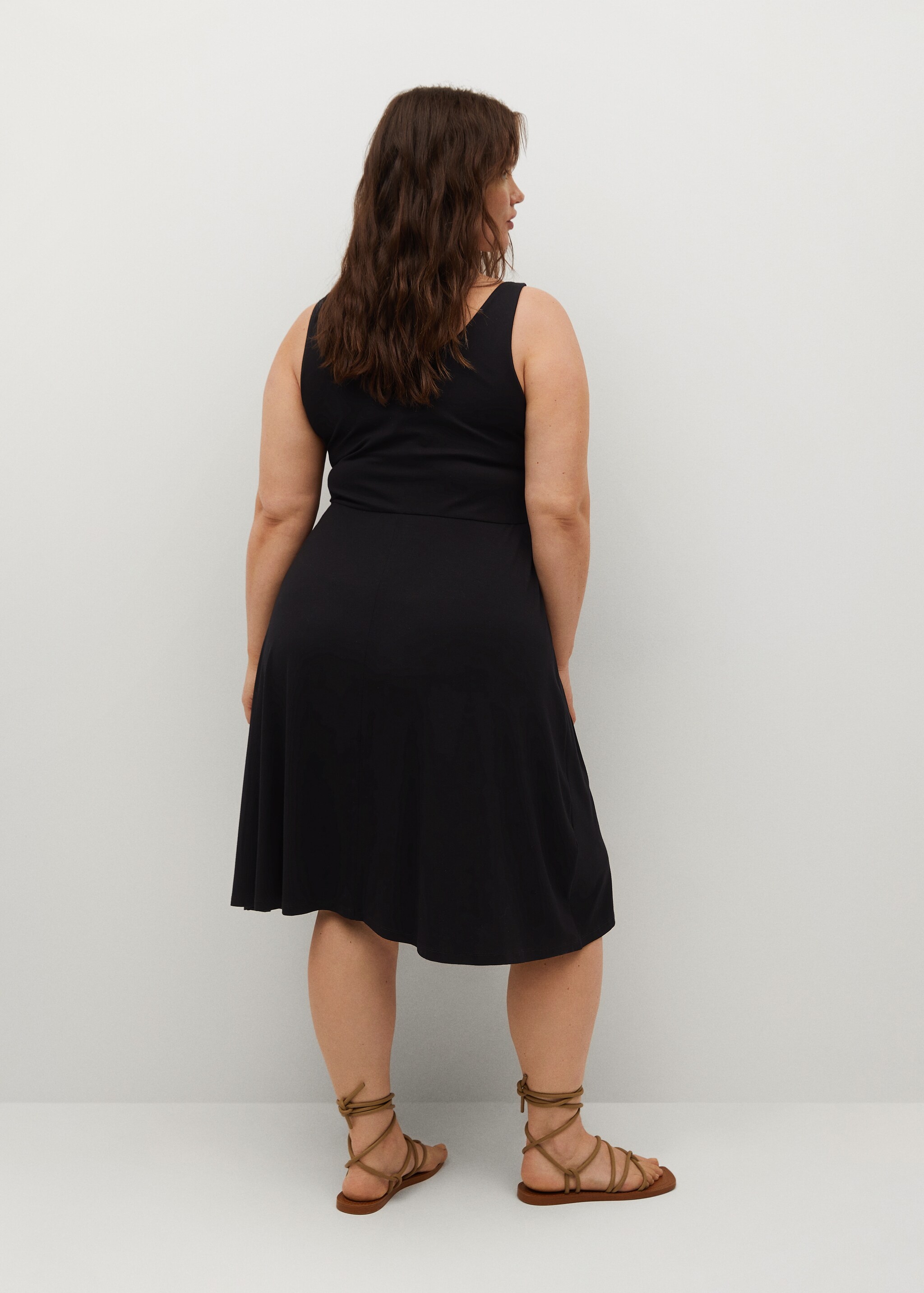 Vestido punto botones - Reverso del artículo