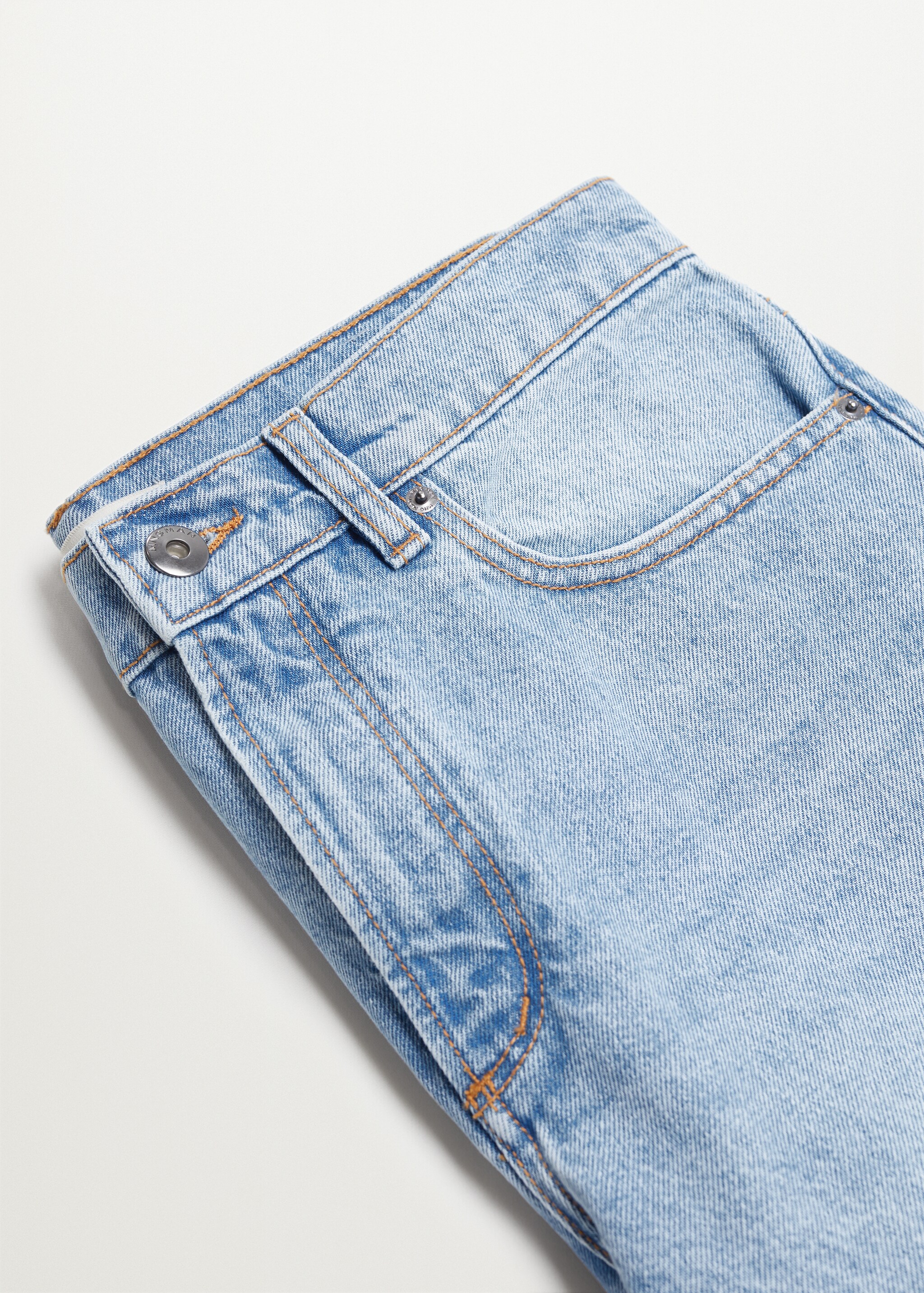 Bermudas denim relaxed lavado medio - Detalle del artículo 8